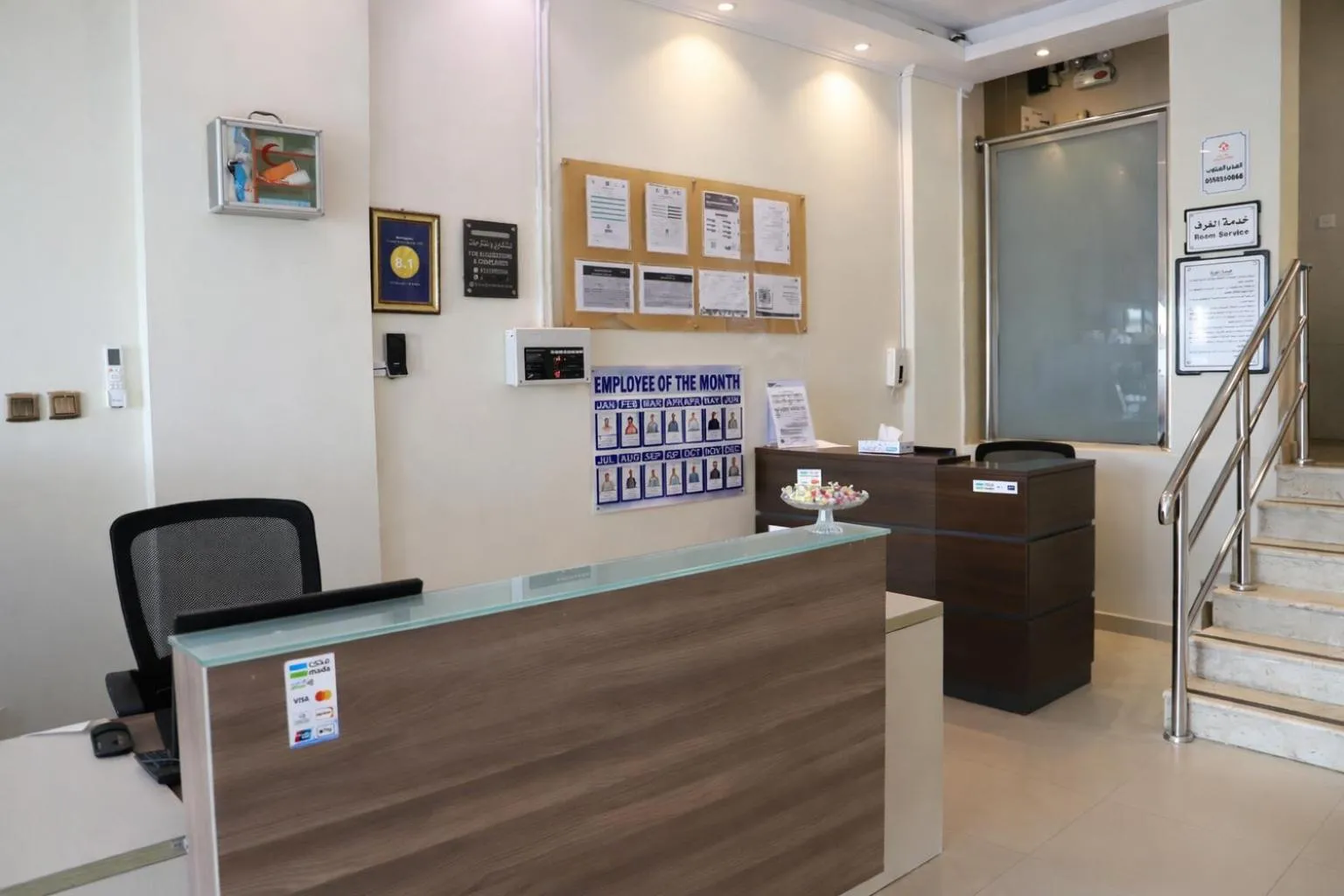 Lobby or reception in Binayat Hama Serviced Apartments