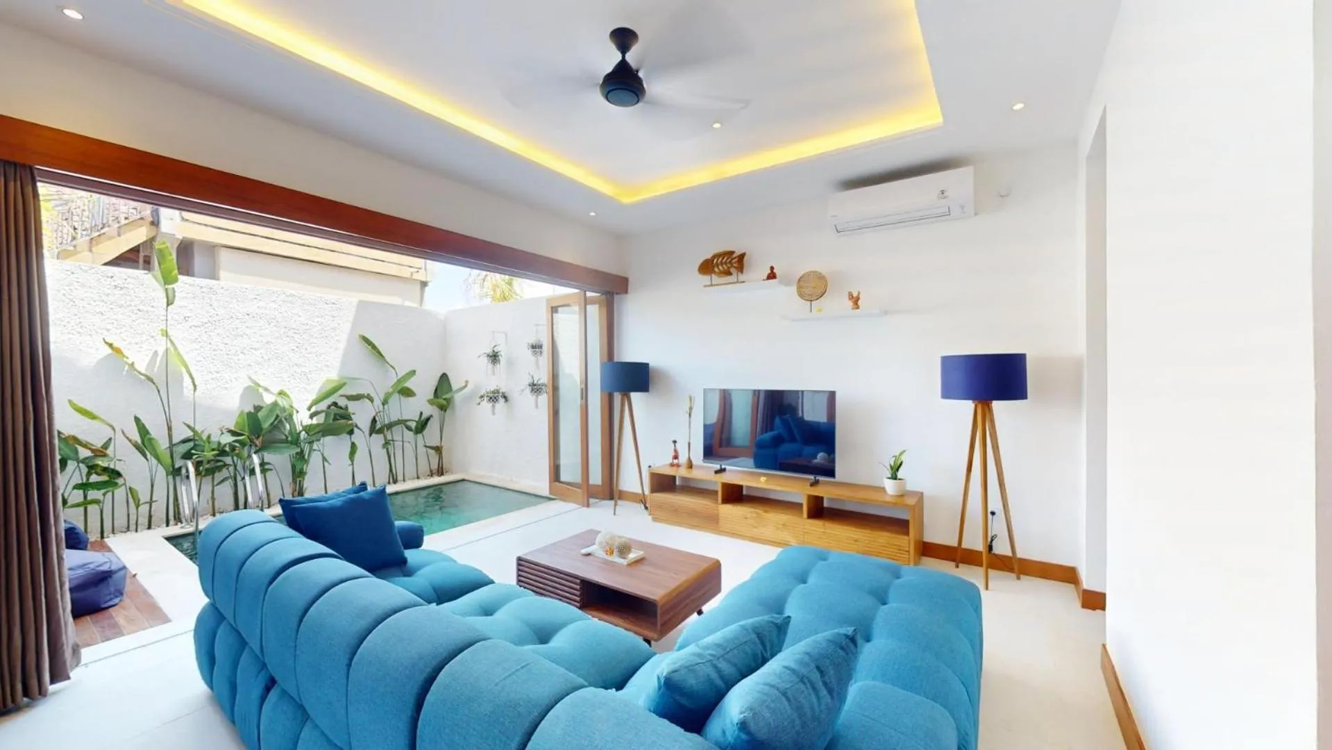 Living room in Segara Seaside Resort