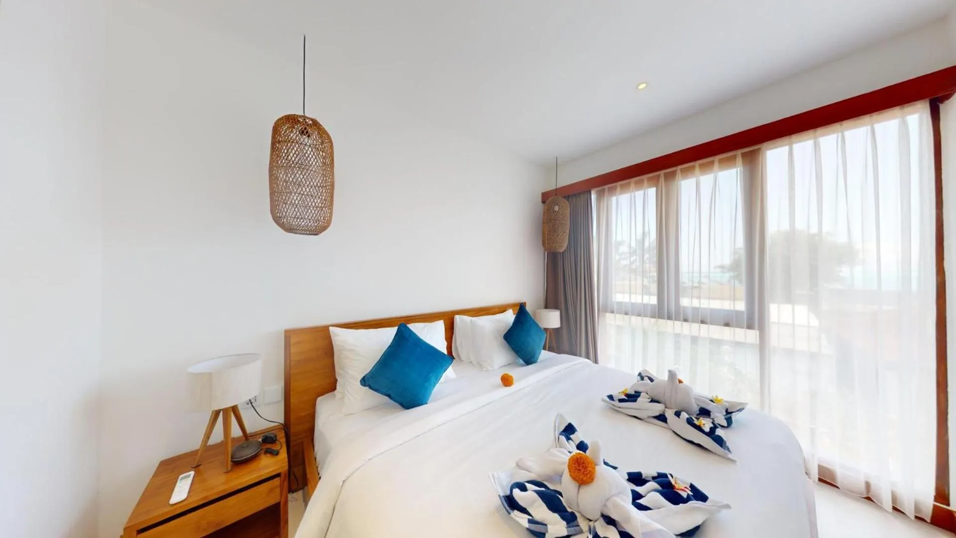 Bed in Segara Seaside Resort