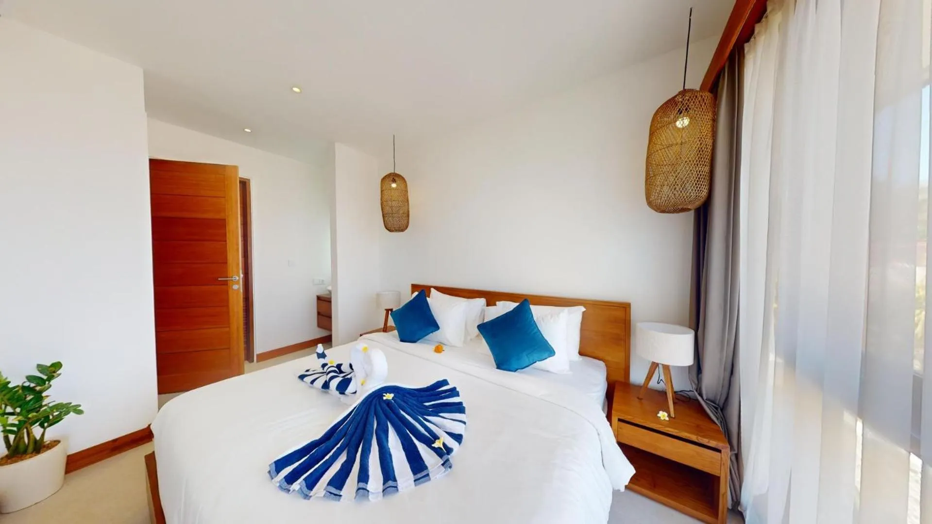 Bed in Segara Seaside Resort