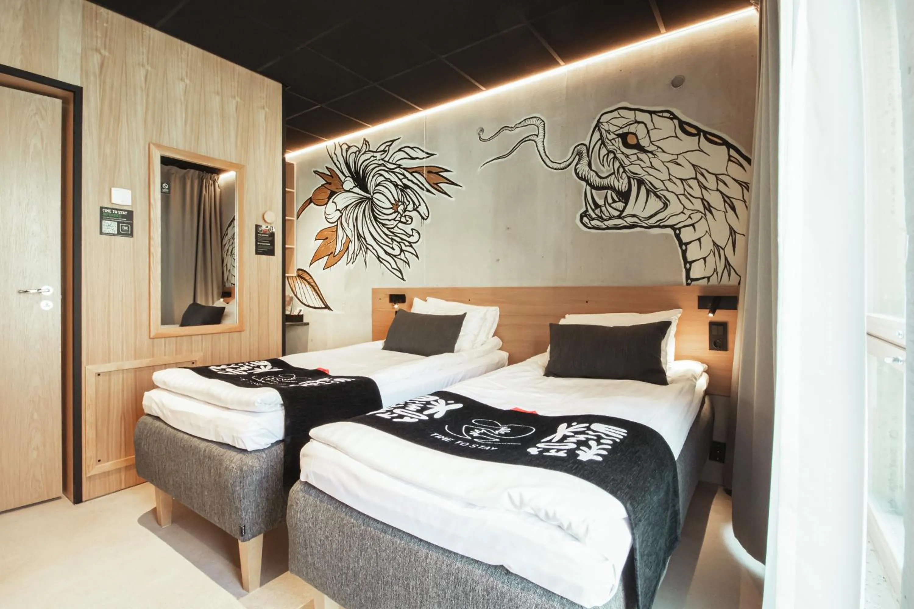 Bed in Time Hotel, Time To Stay art & boutique