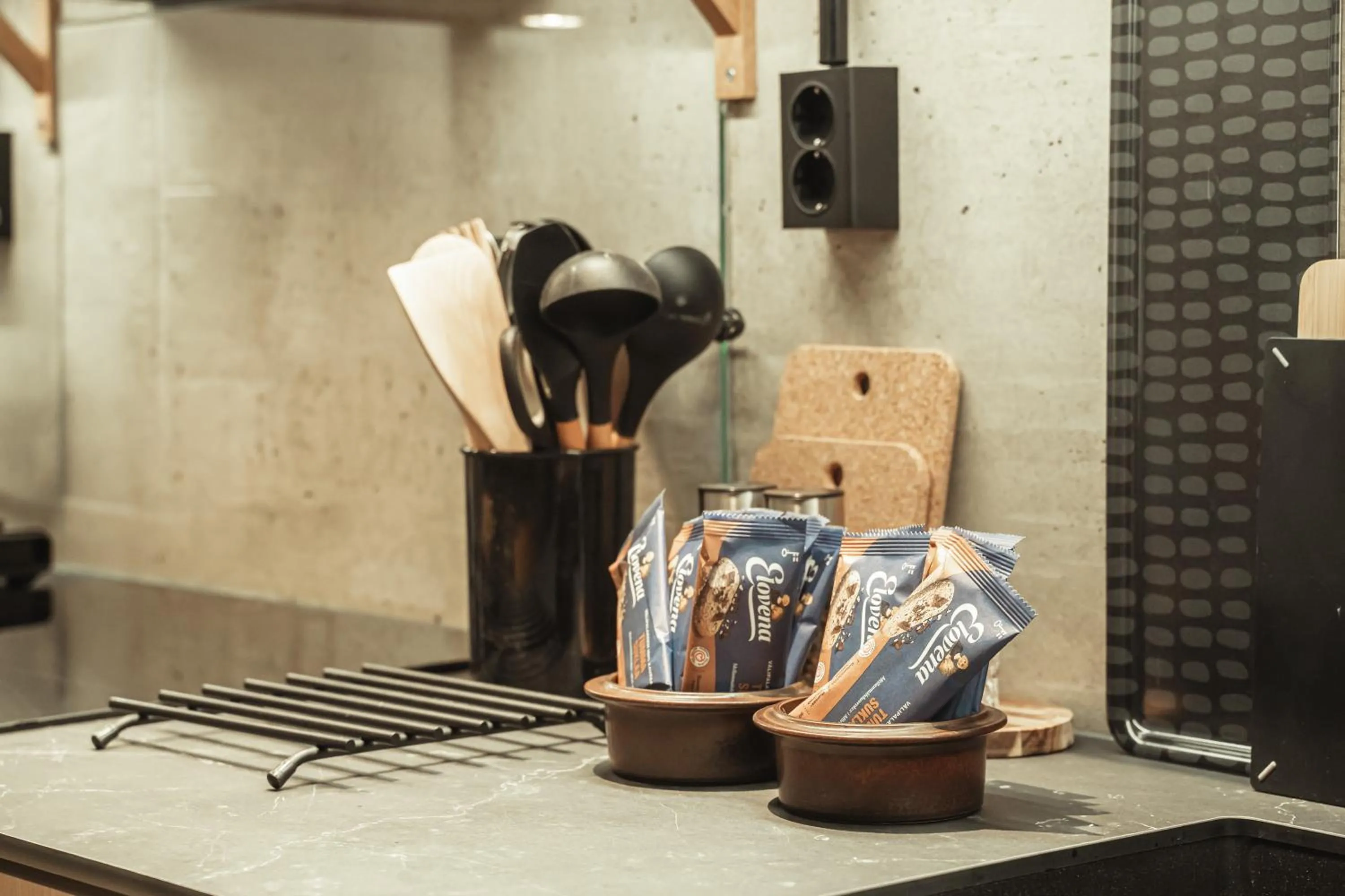 Kitchen or kitchenette in Time Hotel, Time To Stay art & boutique