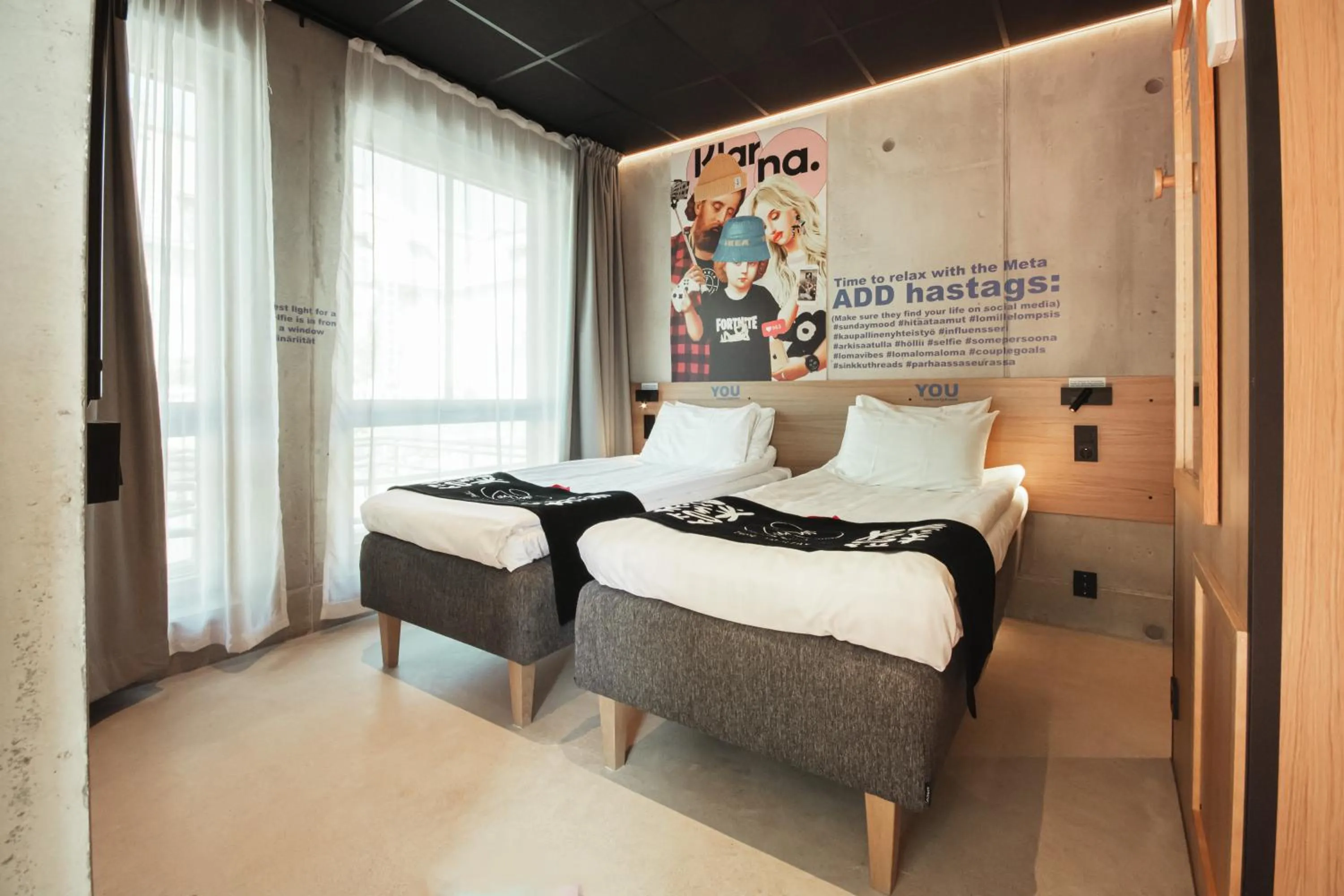 Bed in Time Hotel, Time To Stay art & boutique