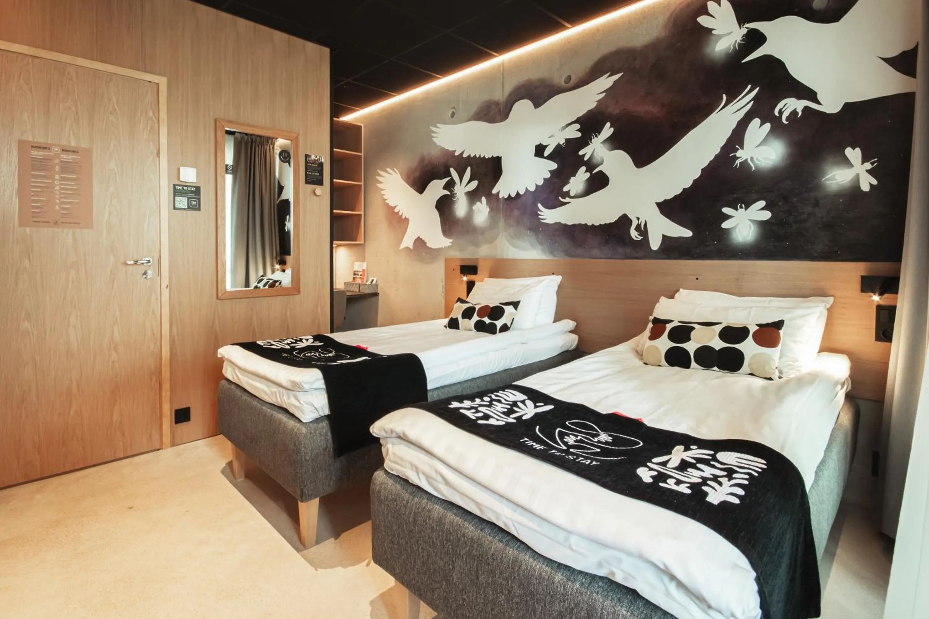 Bed in Time Hotel, Time To Stay art & boutique