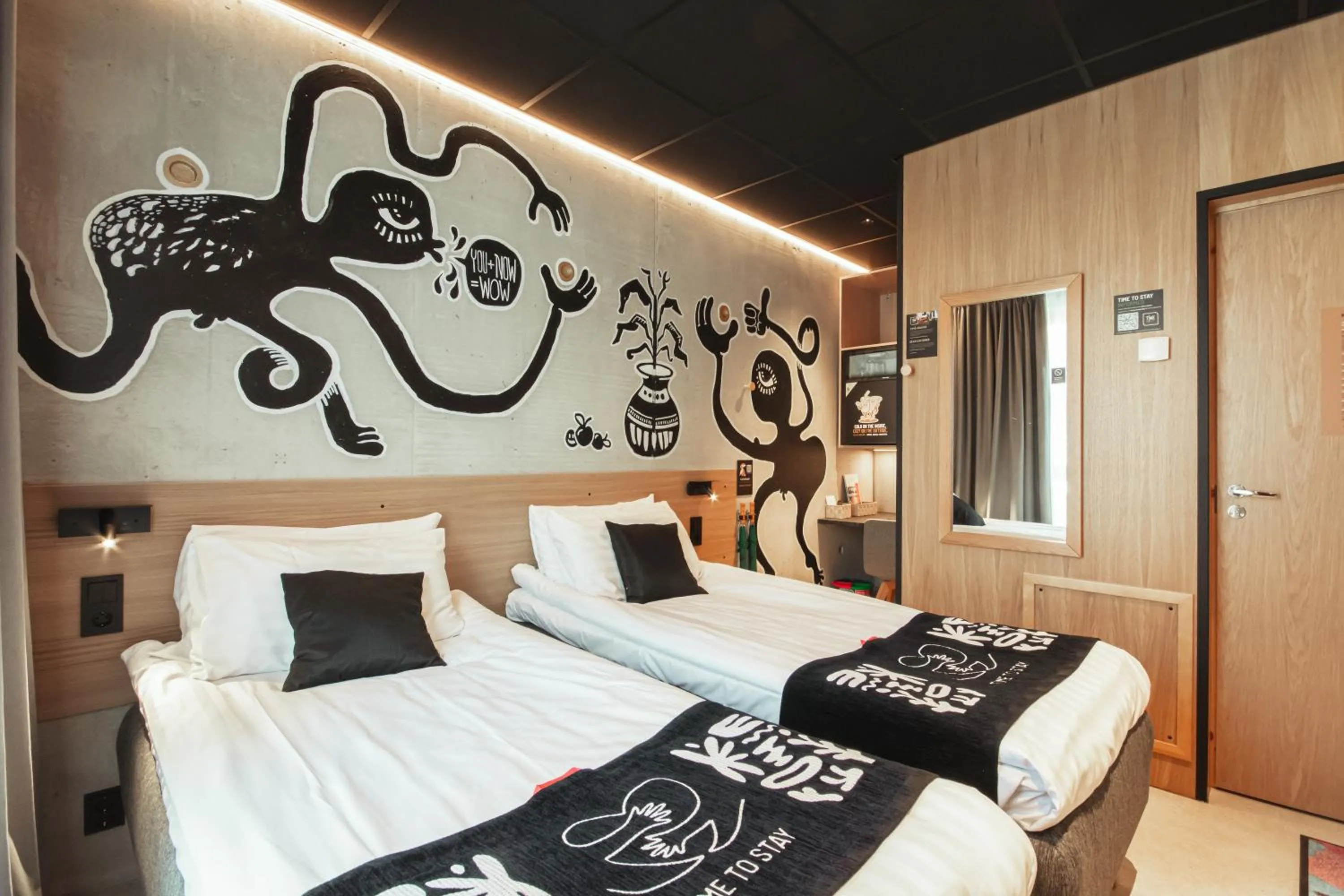 Bed in Time Hotel, Time To Stay art & boutique