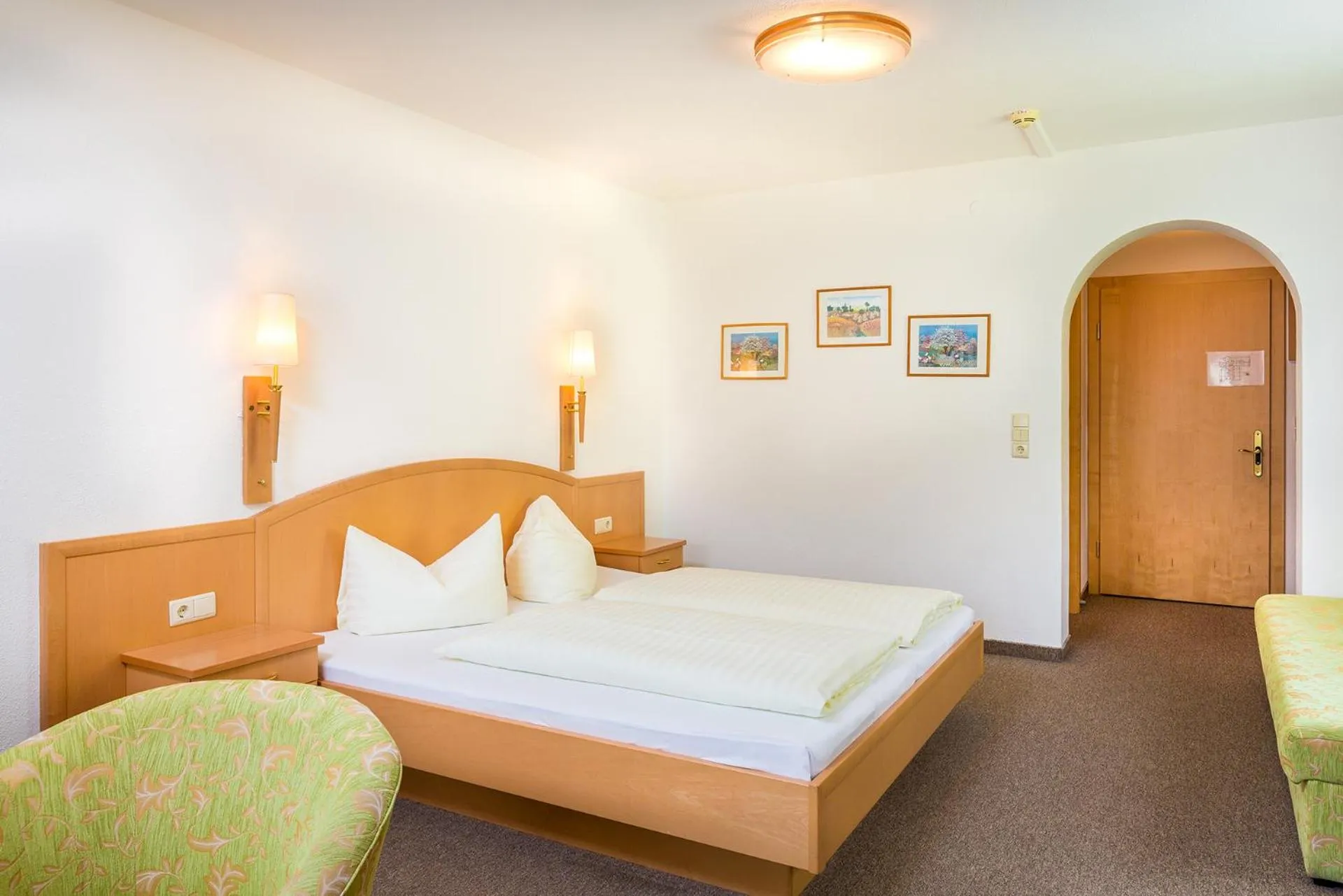 Bedroom, Bed in Hotel Grissemann