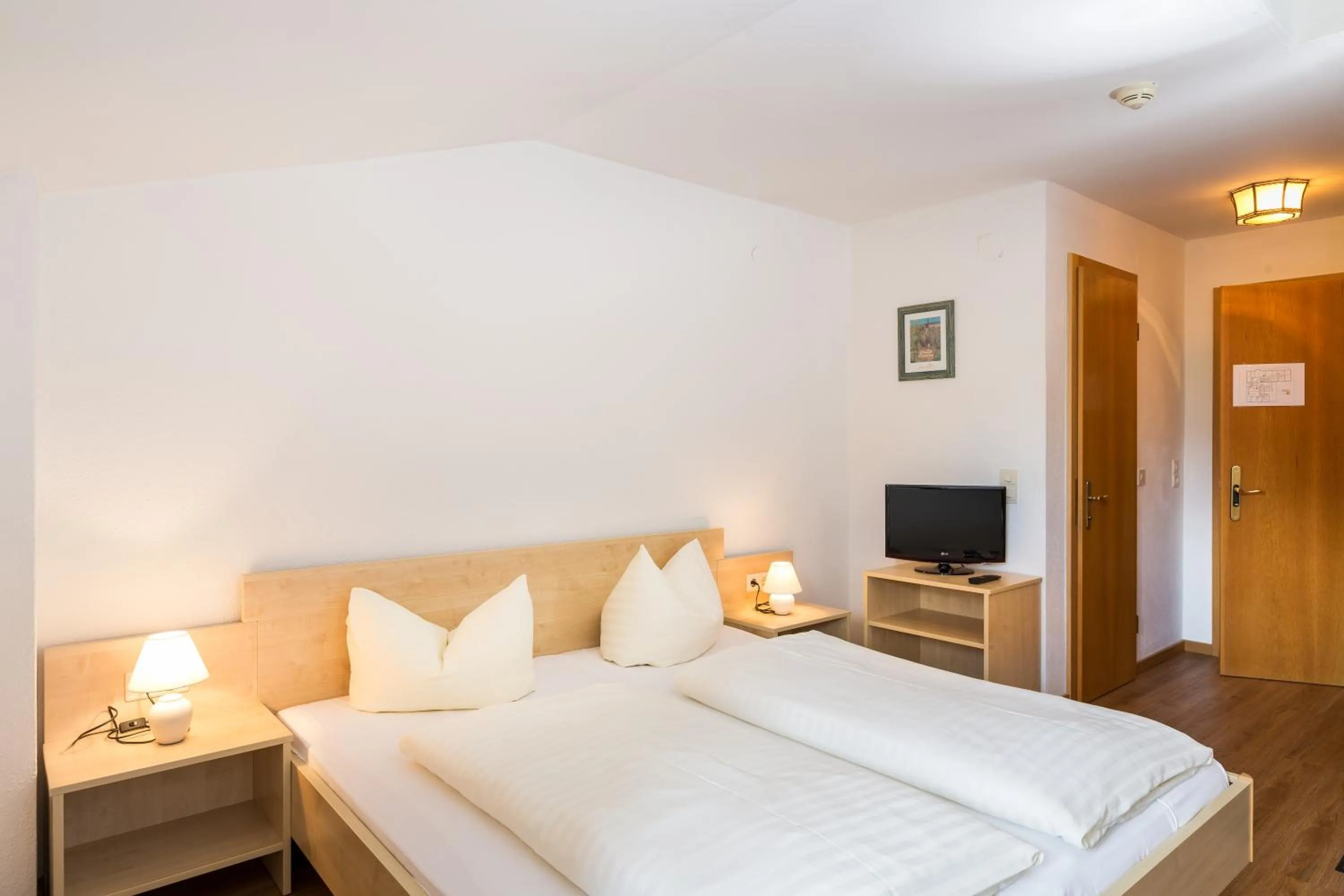 Bed in Hotel Grissemann