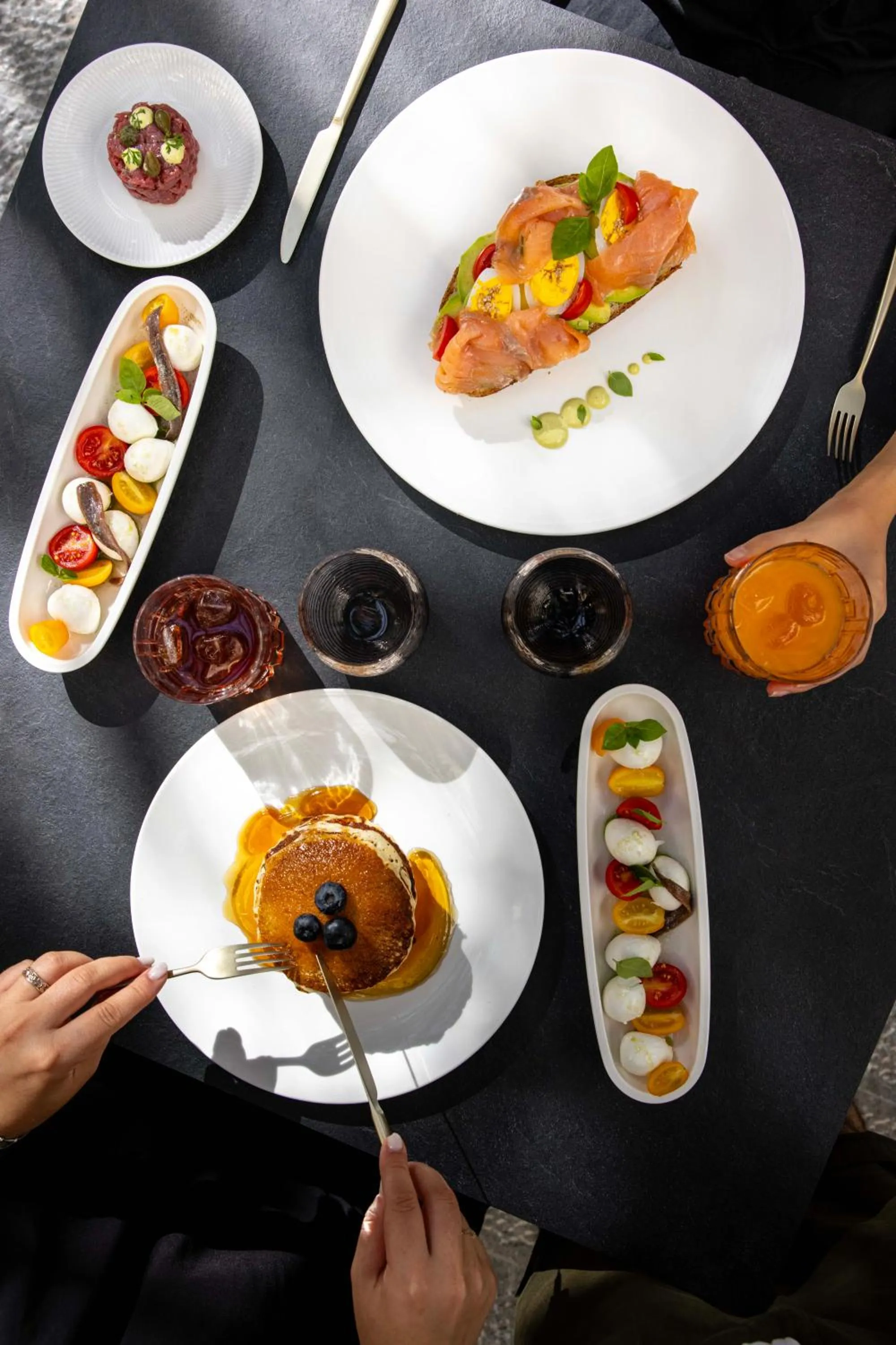 Continental breakfast in Dome Hotel