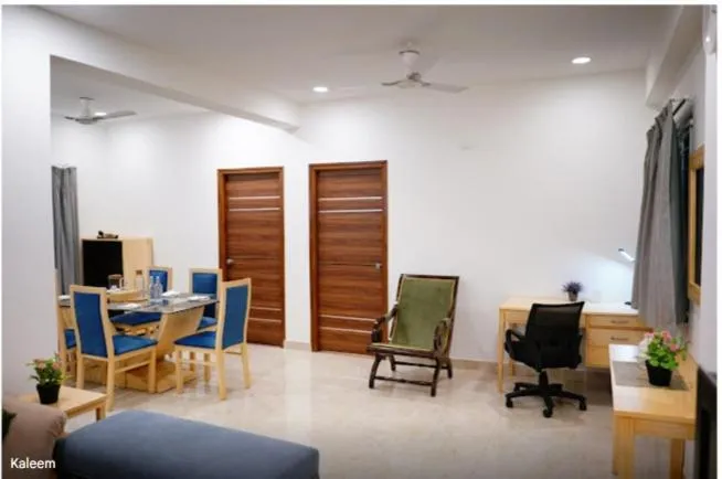 Living room in Enkay Service Apartments