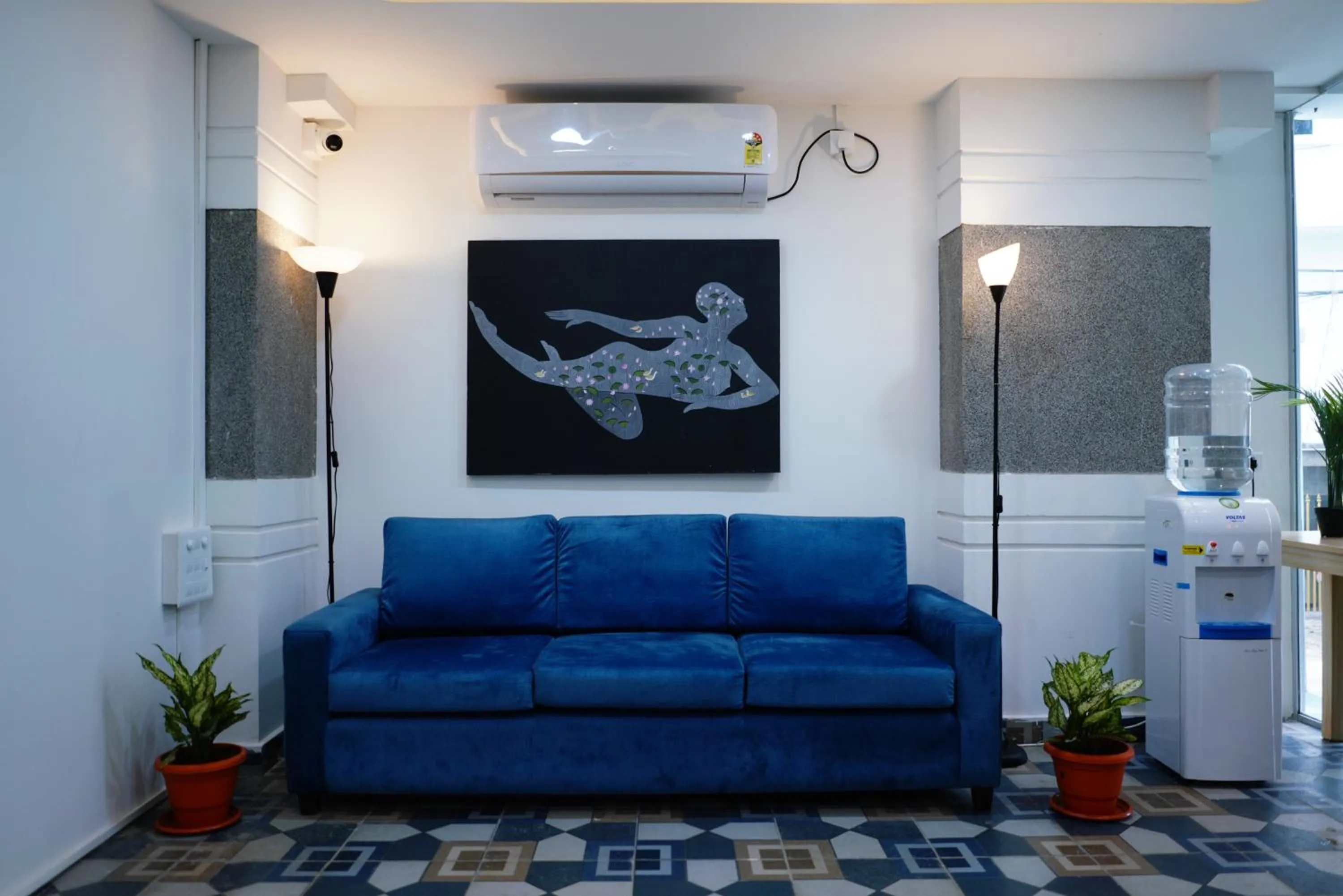 Living room in Enkay Service Apartments