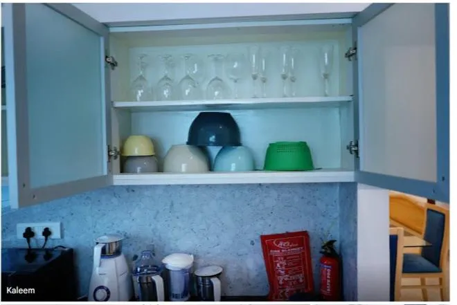 kitchen in Enkay Service Apartments