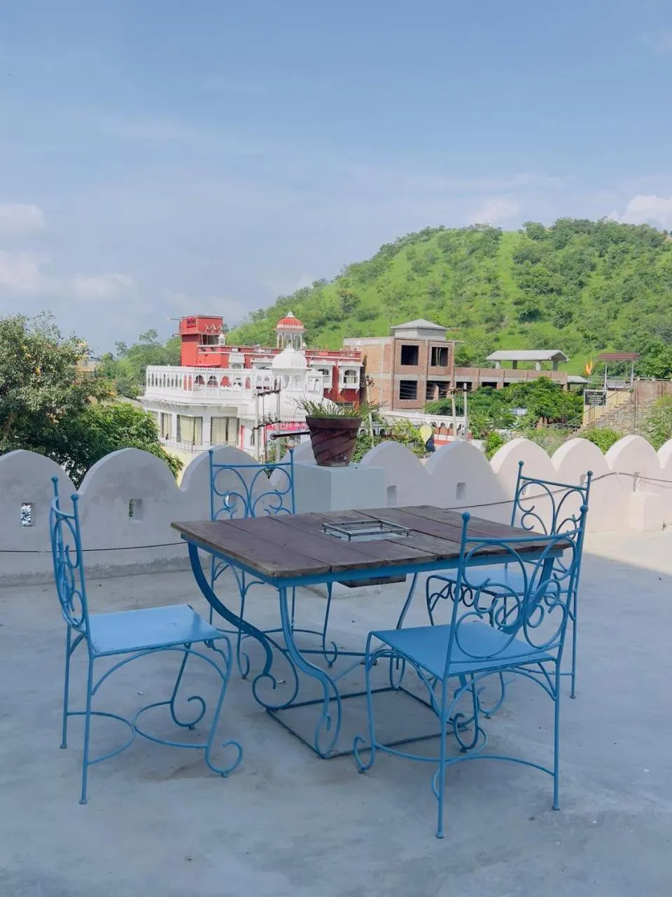 Balcony/Terrace in Rajwadi Palace