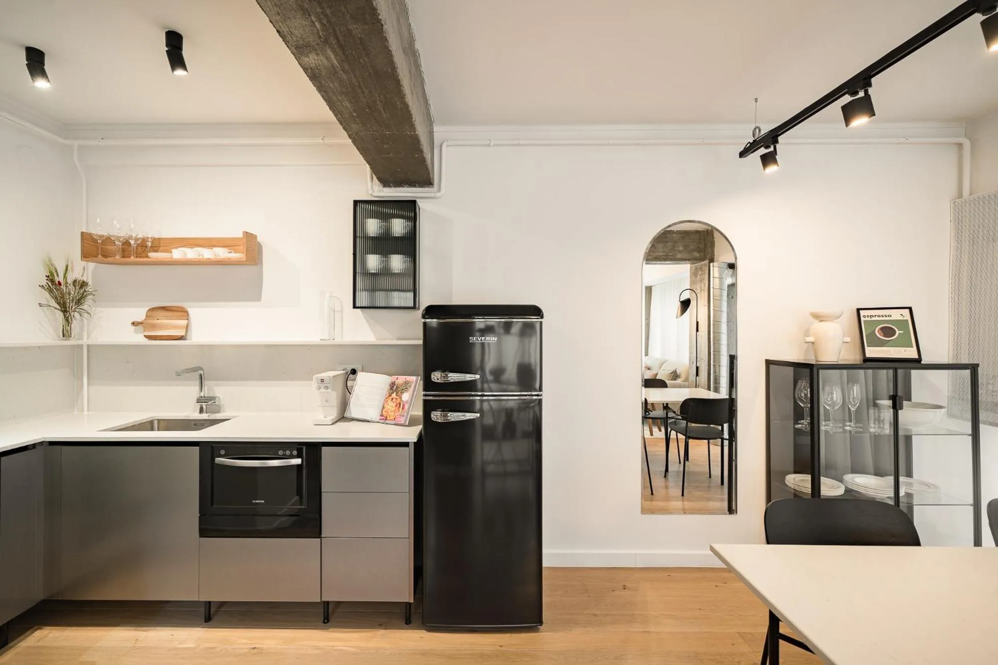 Kitchen or kitchenette in Phoenix Aparthotel