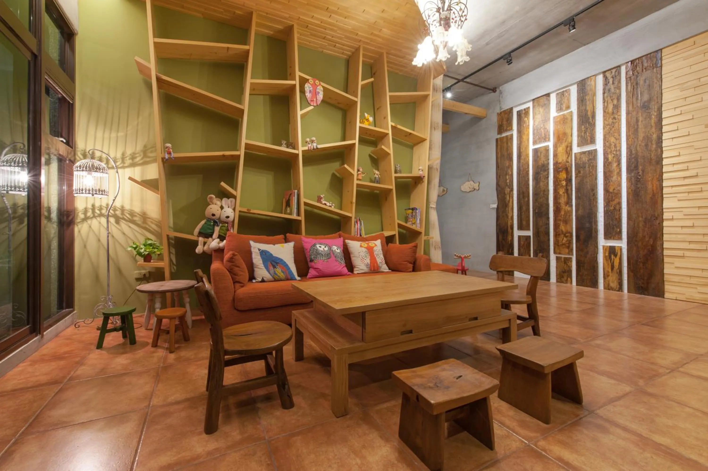 Lobby or reception in Muho B&B