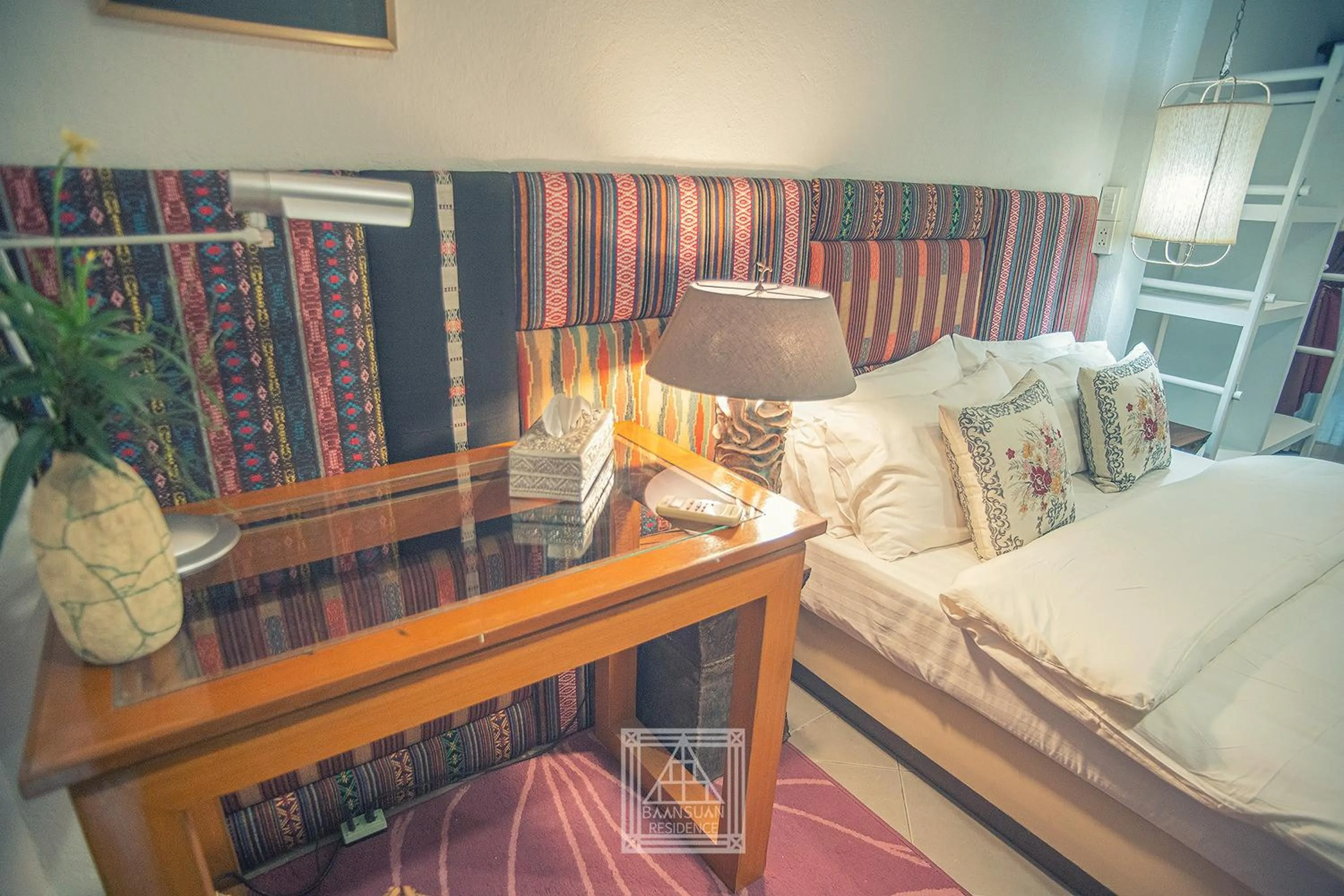 Bedroom, Bed in Baan Suan Residence เฮือนพักบ้านสวน