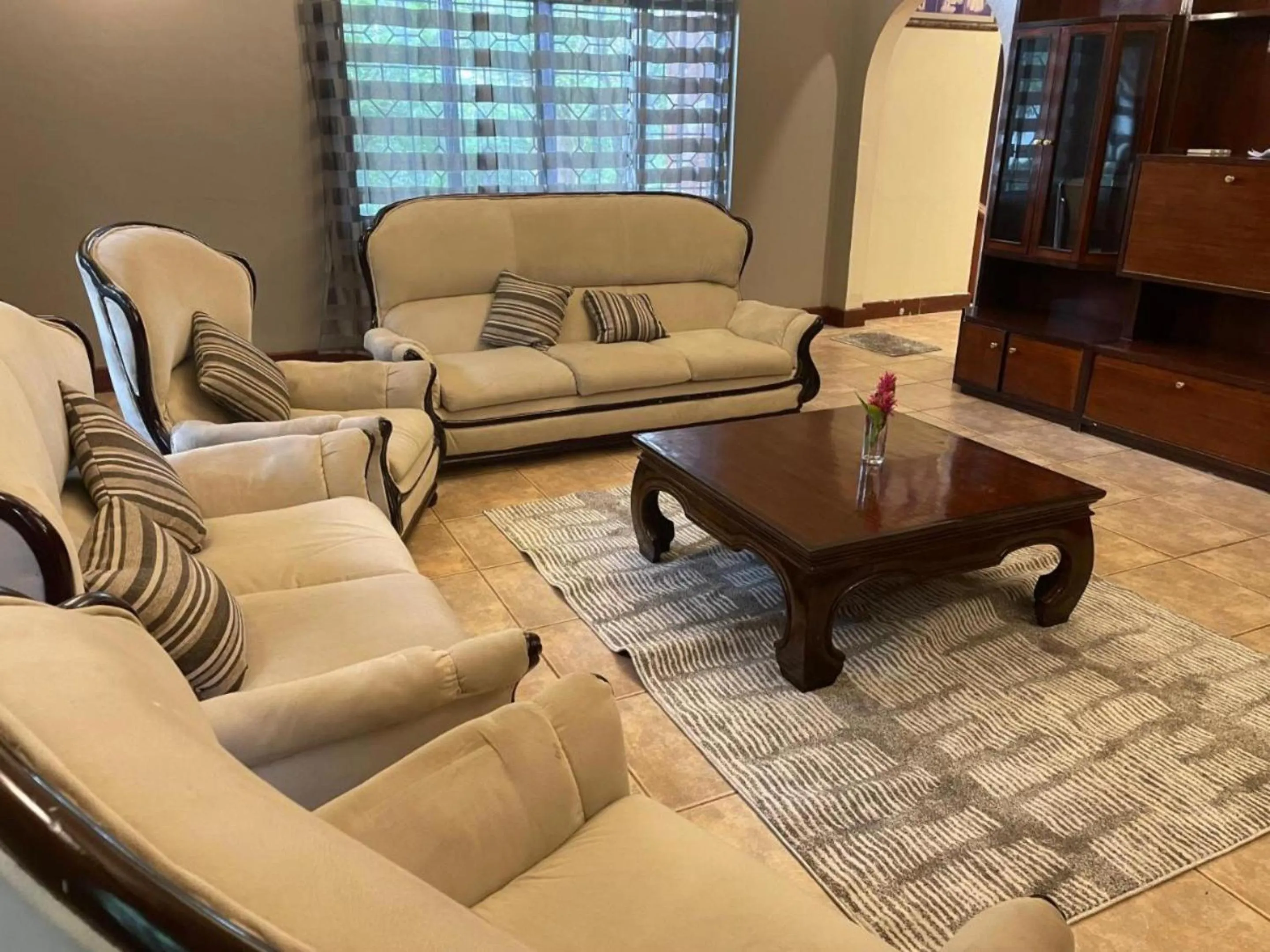 Communal lounge/ TV room in Olivia Guesthouse