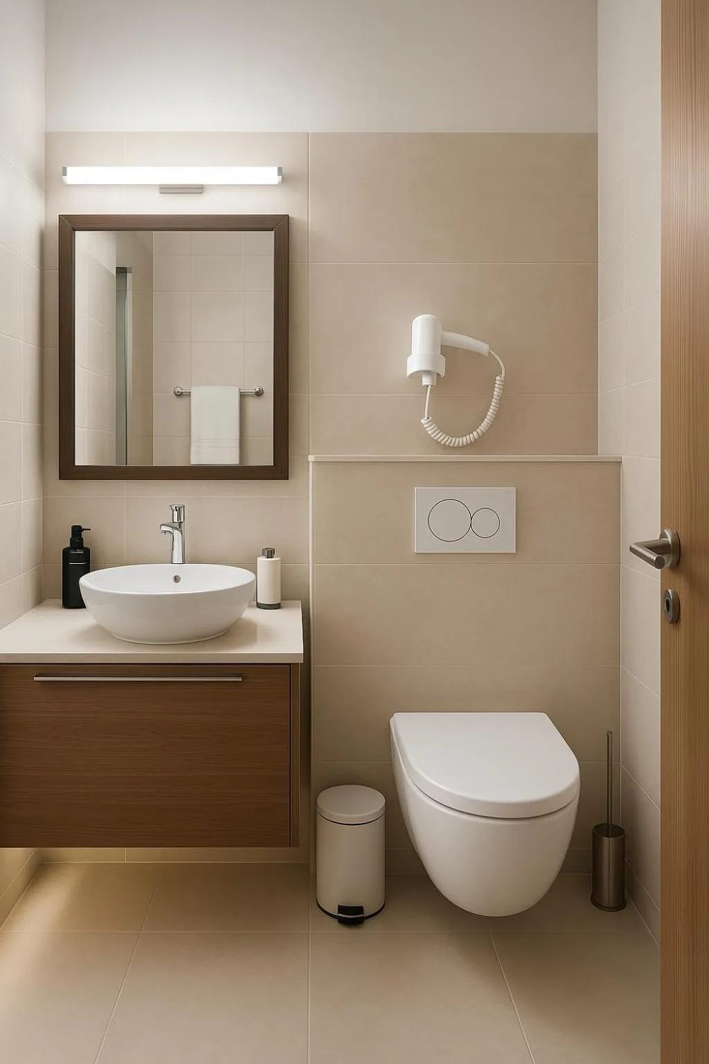 Toilet in Awen Hotel Vechta