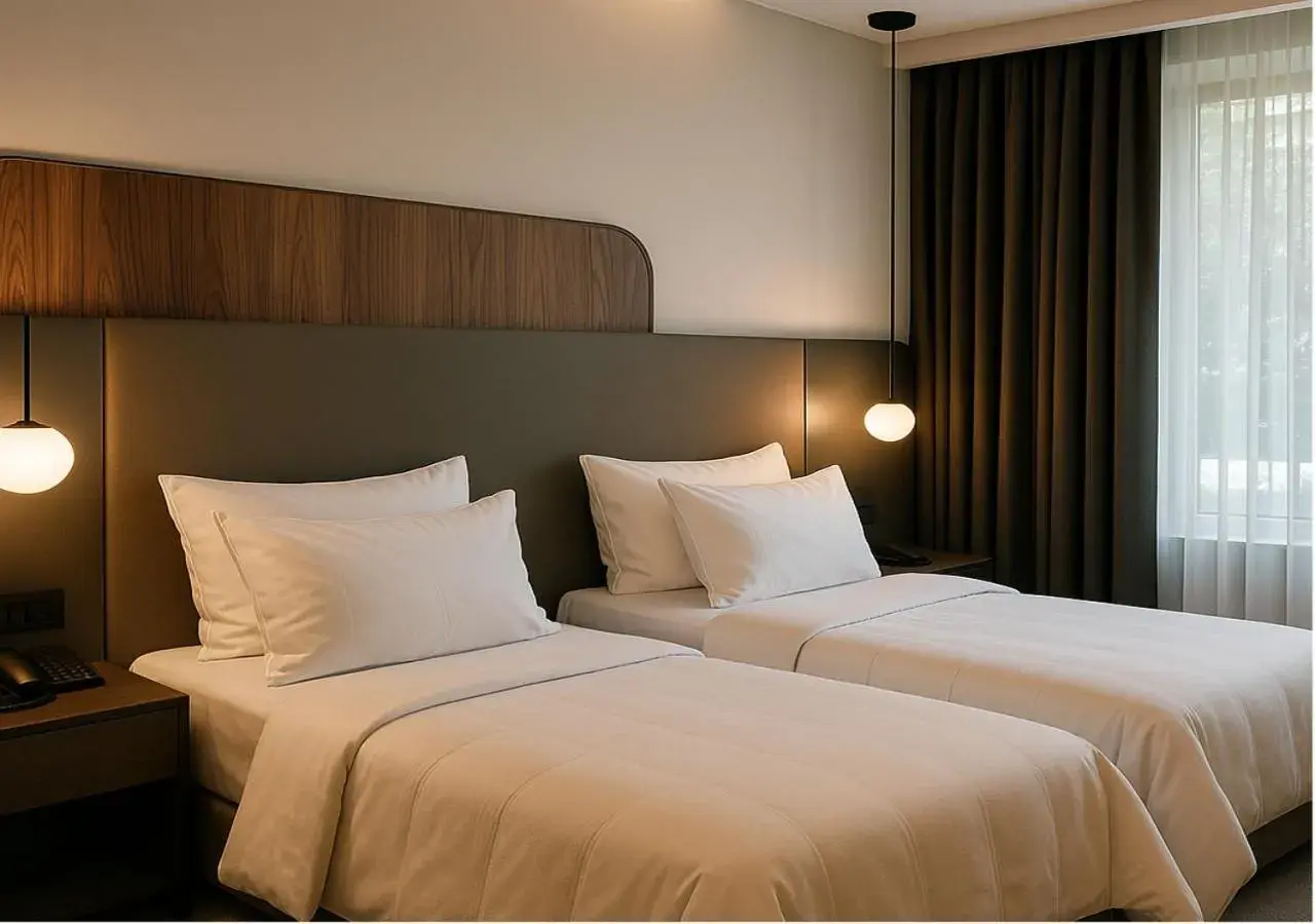 Bed in Awen Hotel Vechta Bed in Awen Hotel Vechta