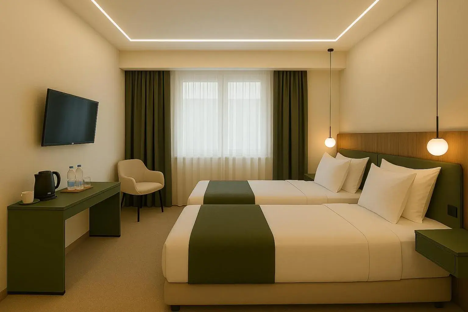 Bed in Awen Hotel Vechta Bed in Awen Hotel Vechta