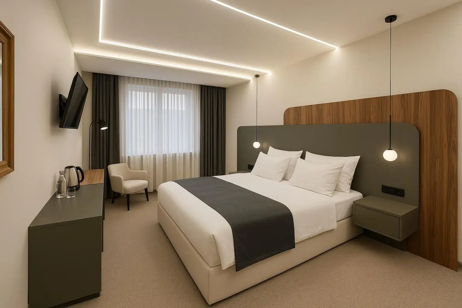 Bed in Awen Hotel Vechta Bed in Awen Hotel Vechta