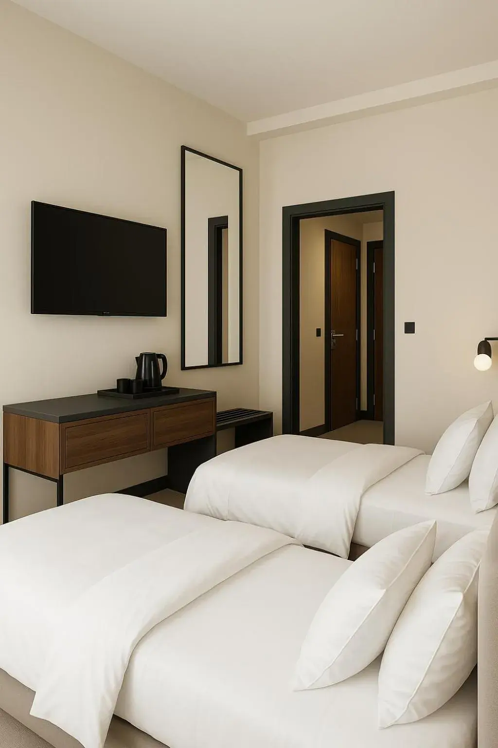 Bed in Awen Hotel Vechta Bed in Awen Hotel Vechta