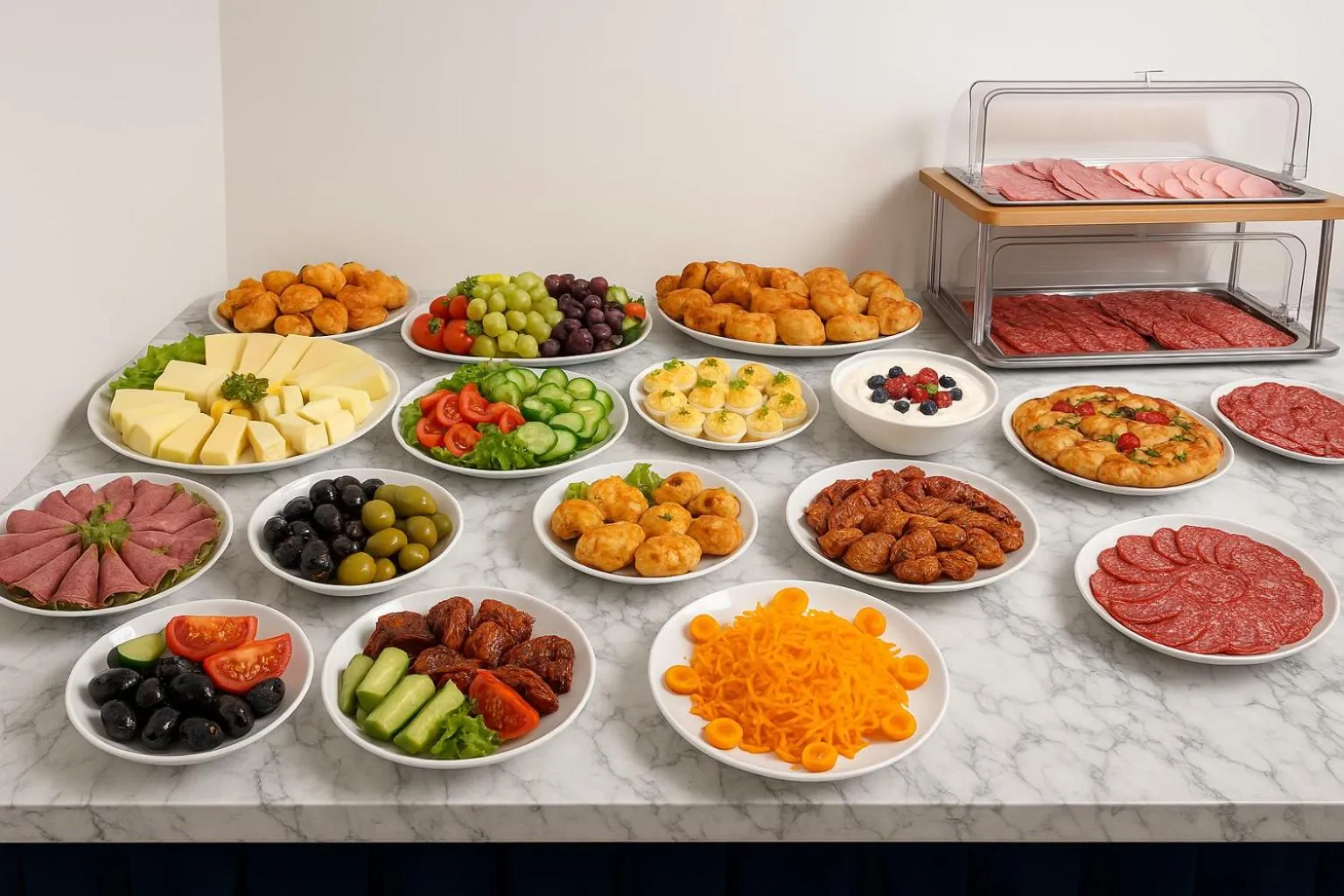 Buffet breakfast in Awen Hotel Vechta