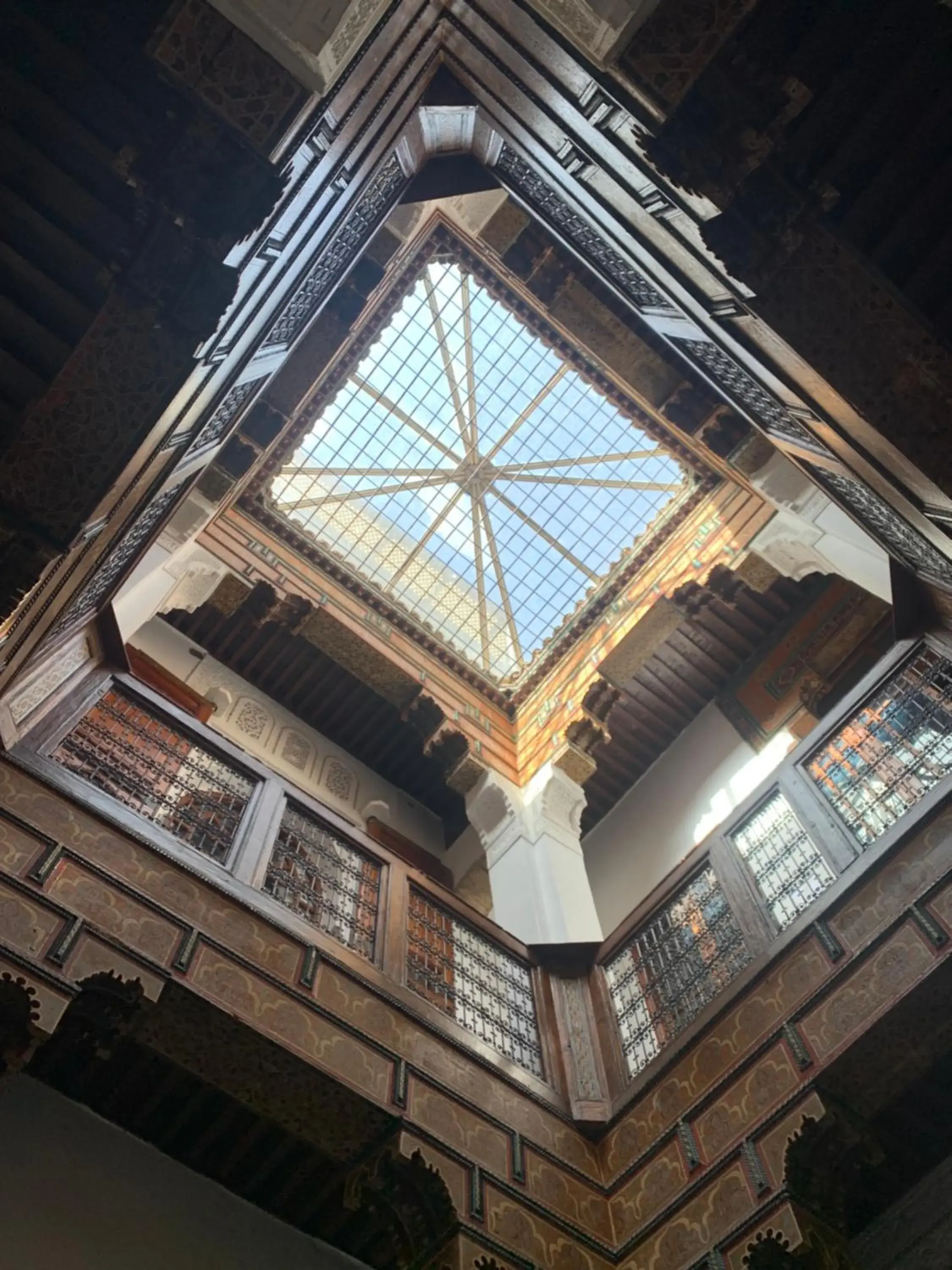 Inner courtyard view in Riad Dar Pierre Inner courtyard view in Riad Dar Pierre