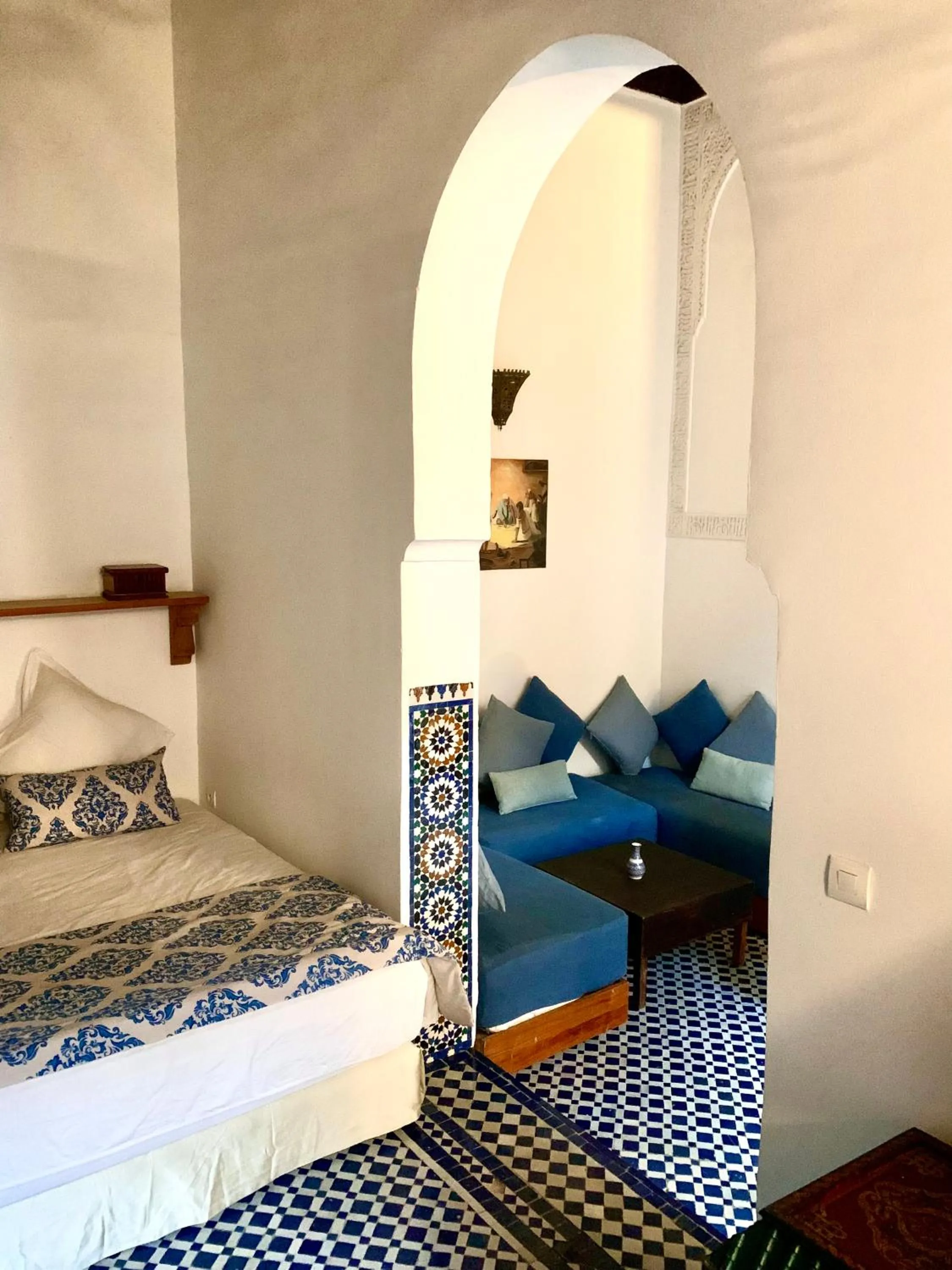 Photo of the whole room, Bed in Riad Dar Pierre