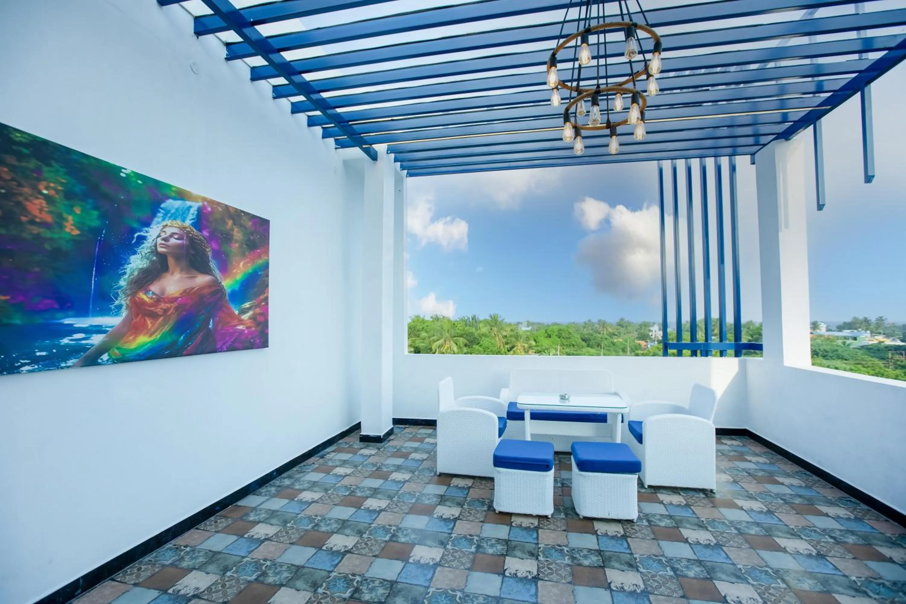 Balcony/Terrace in T Resort with Swimming Pool