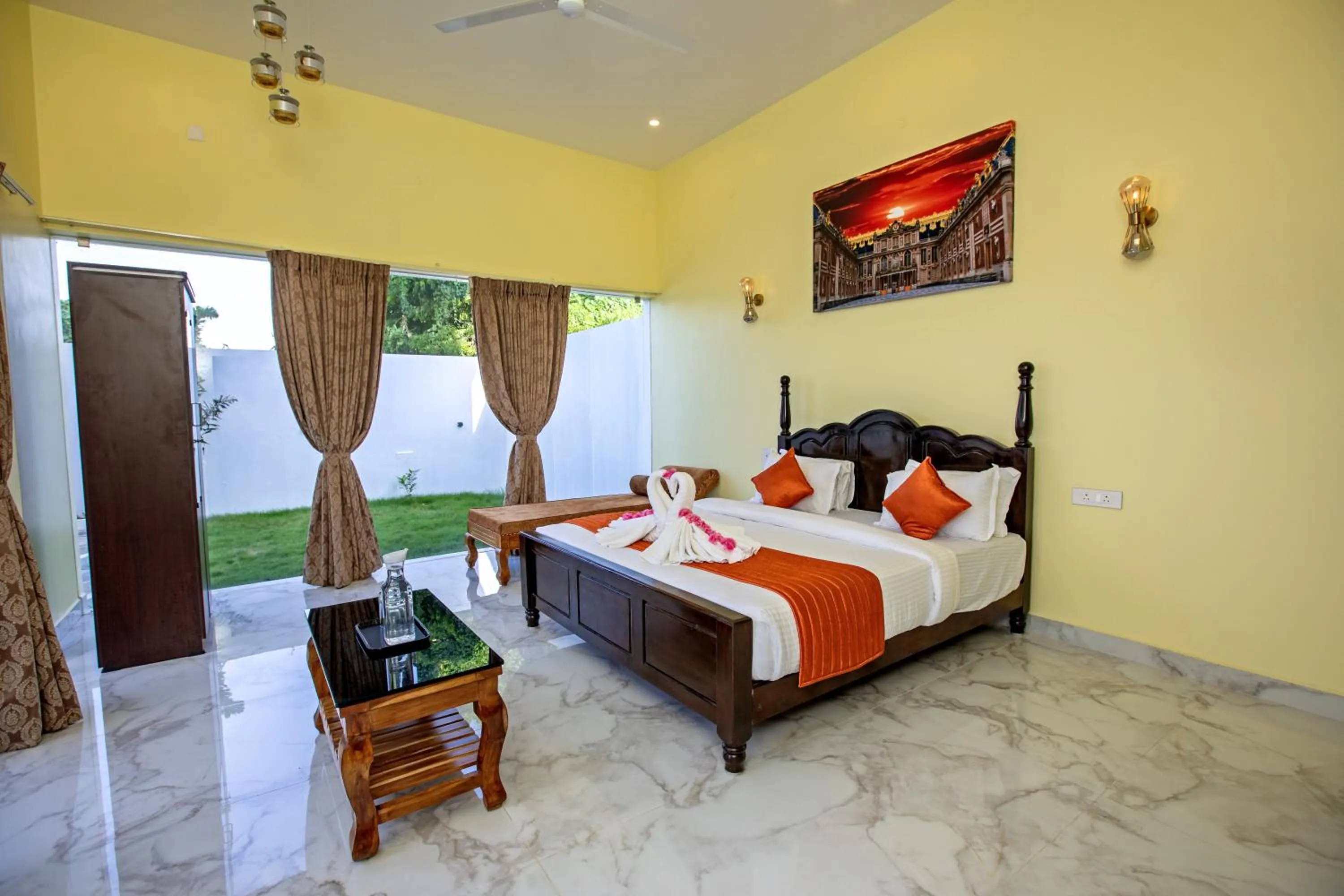 Bed in T Resort with Swimming Pool