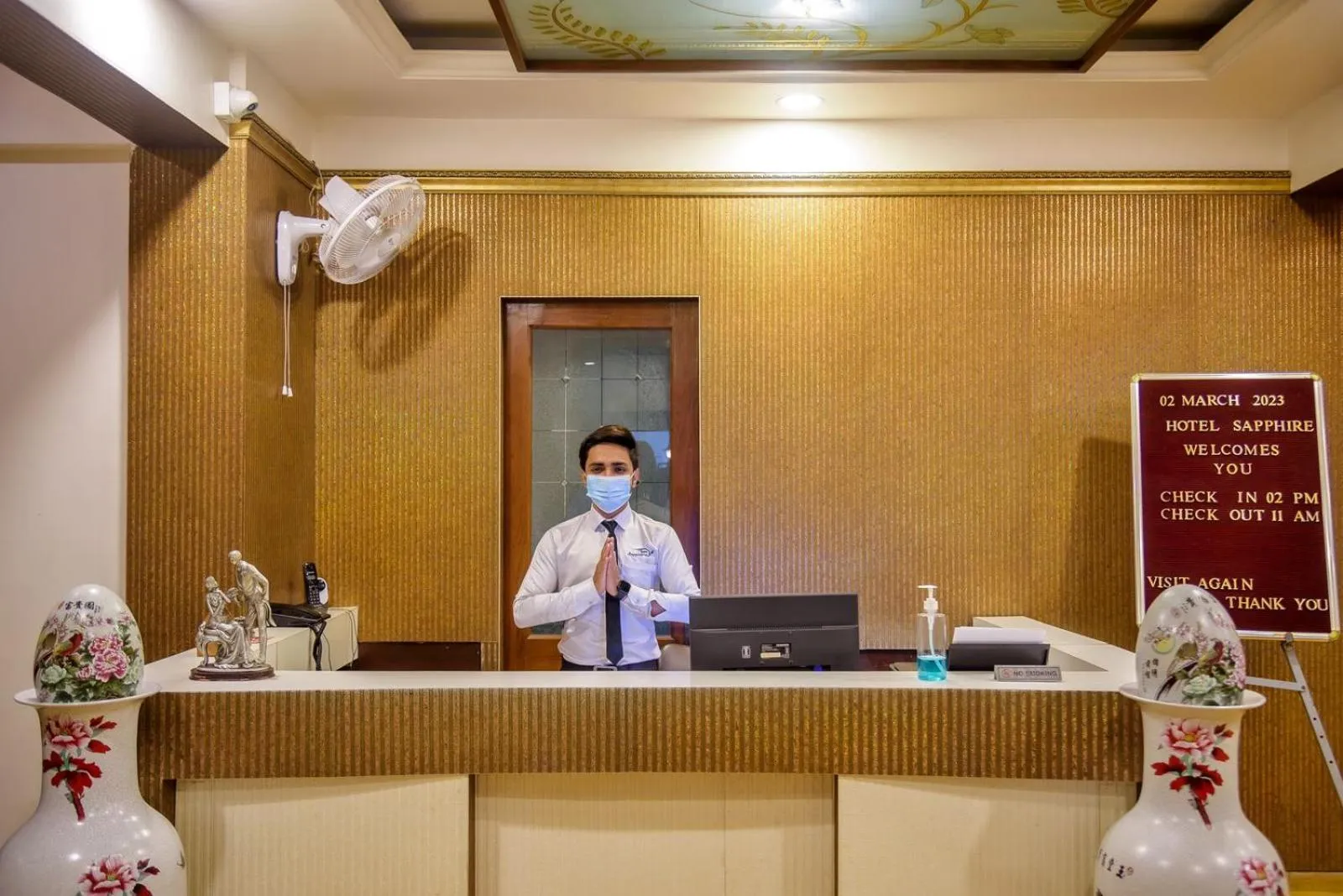 Lobby or reception in Hotel Sapphire