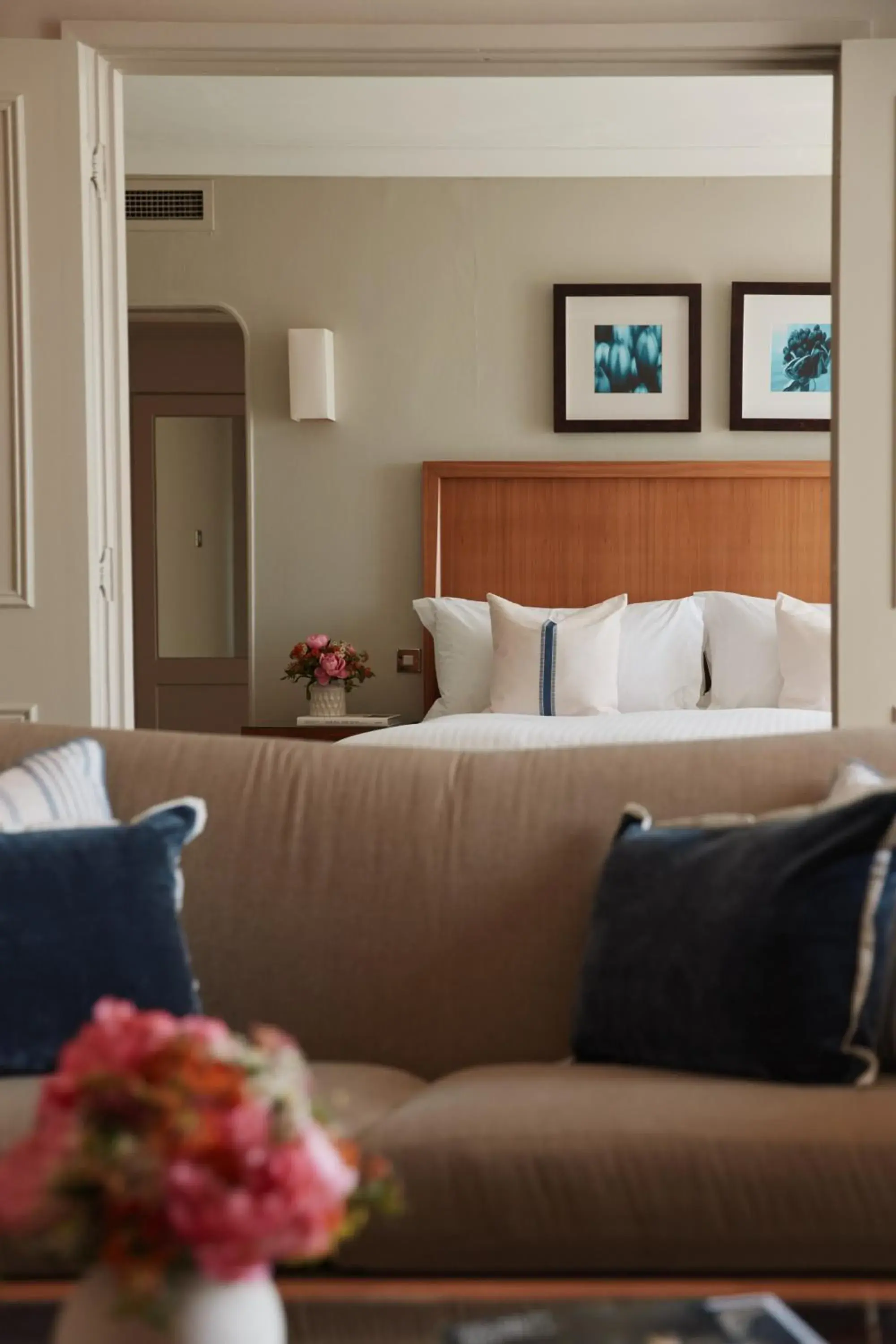 Bedroom, Bed in L’Horizon Beach Hotel & Spa Bedroom, Bed in L’Horizon Beach Hotel & Spa