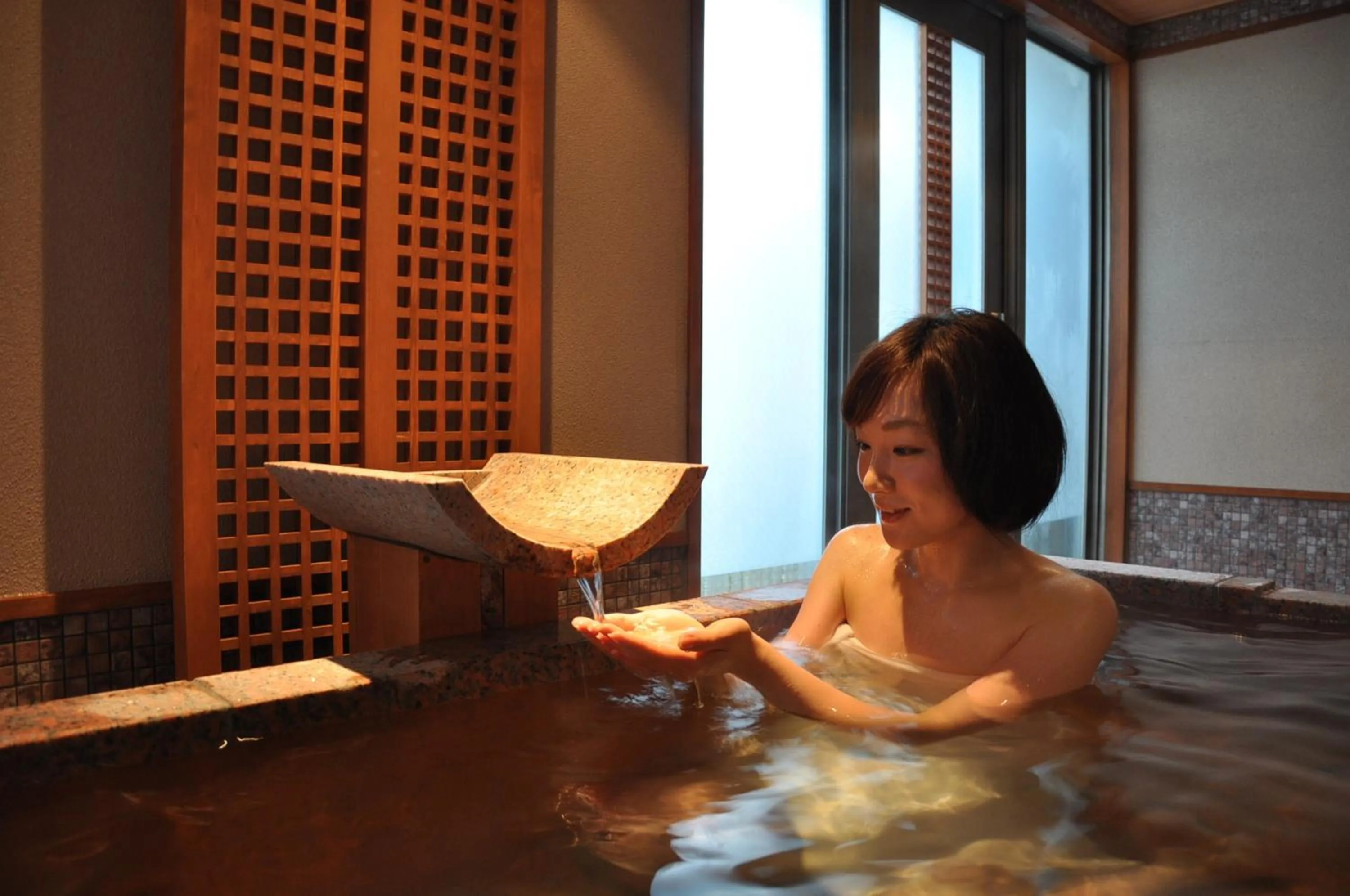 Hot Spring Bath in こんぴら温泉 貸切湯の宿 ことね