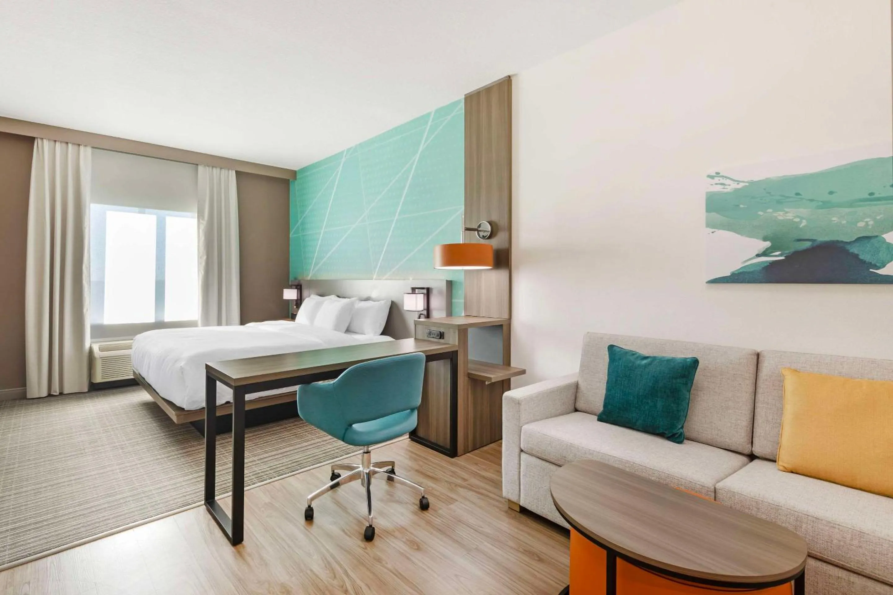 Bedroom in Comfort Suites Titusville near Kennedy Space Center