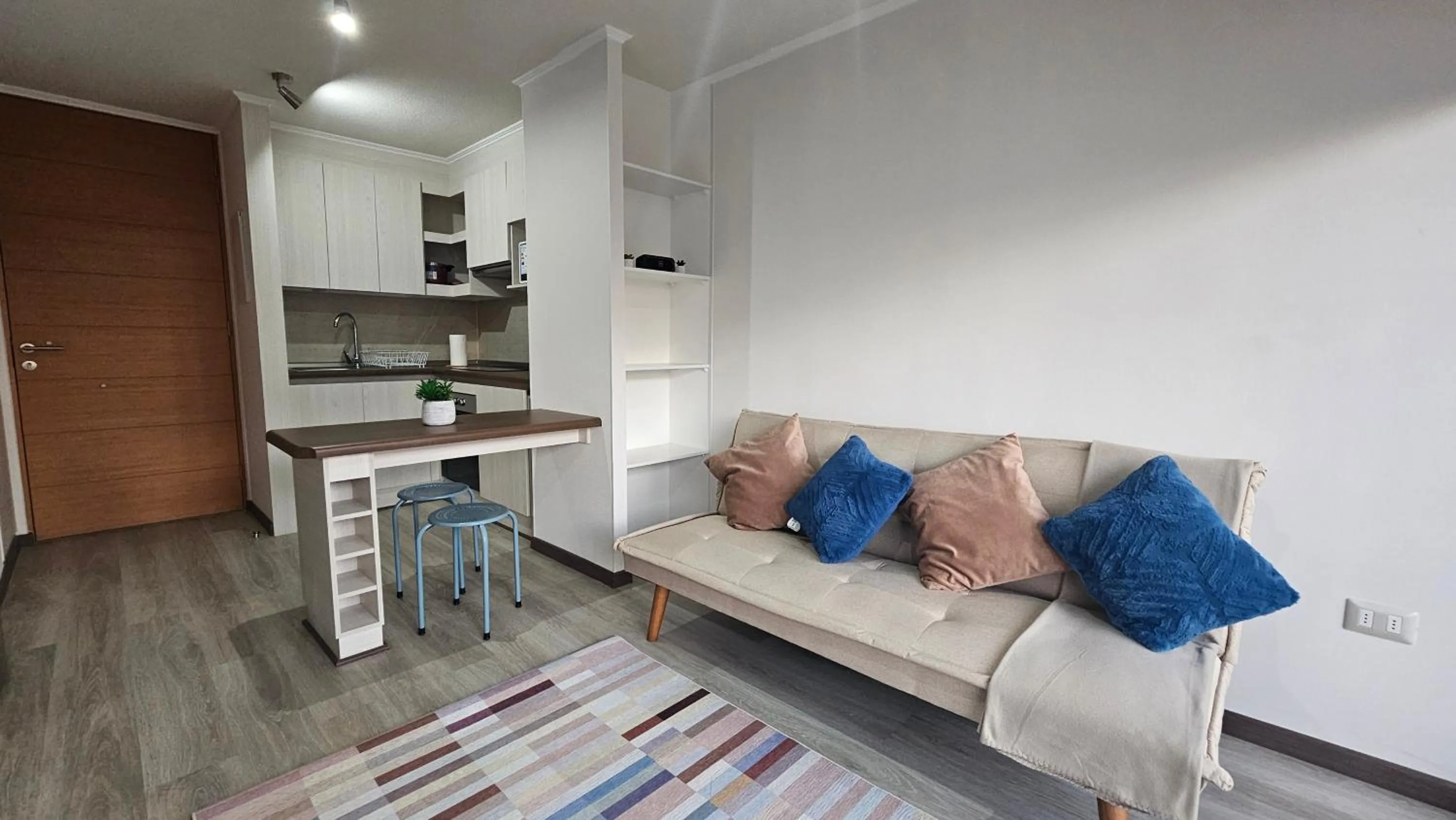 Kitchen or kitchenette in Oceana Suites Distrito Verde
