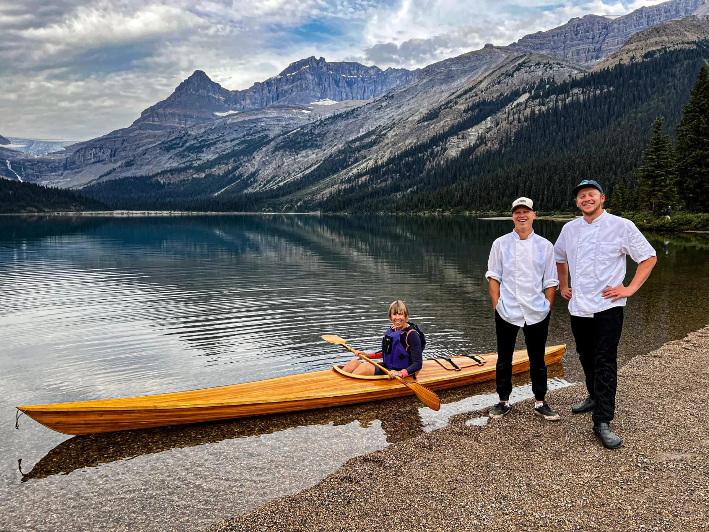 Day in The Lodge at Bow Lake