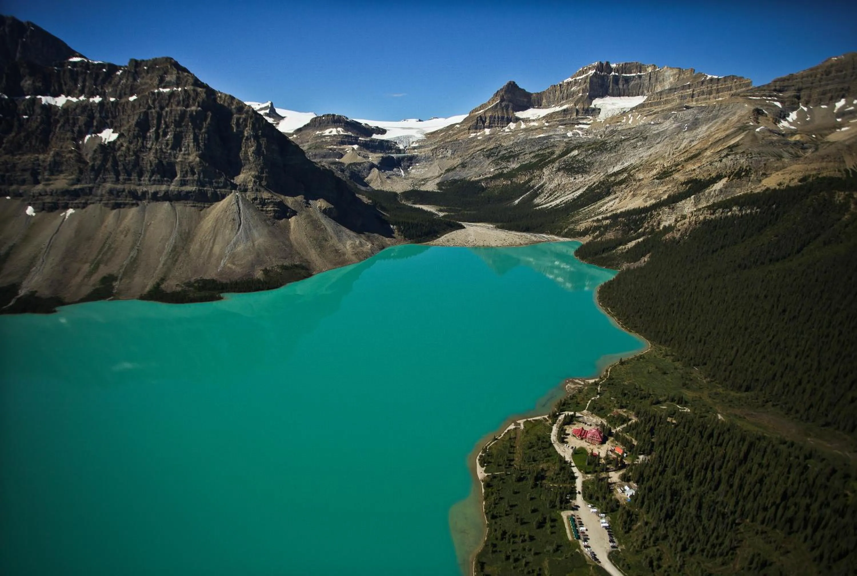 Day in The Lodge at Bow Lake