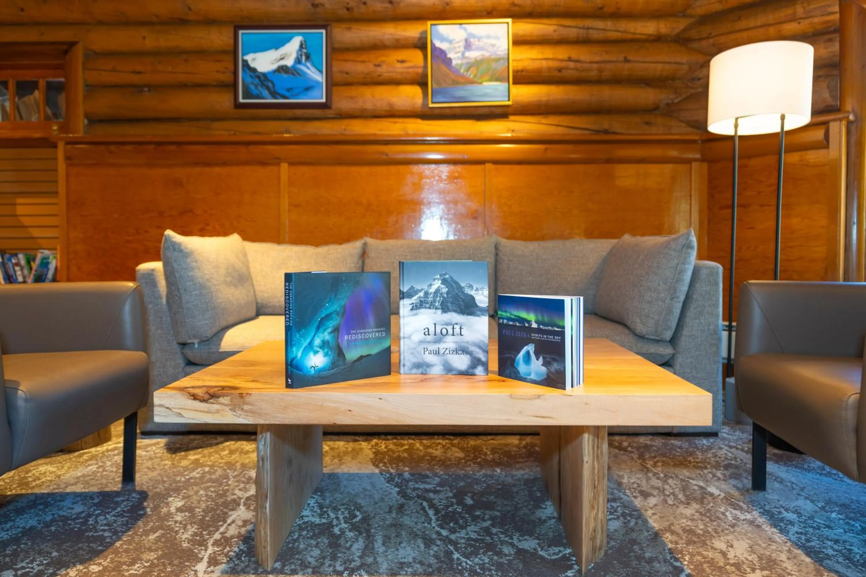 Library in The Lodge at Bow Lake