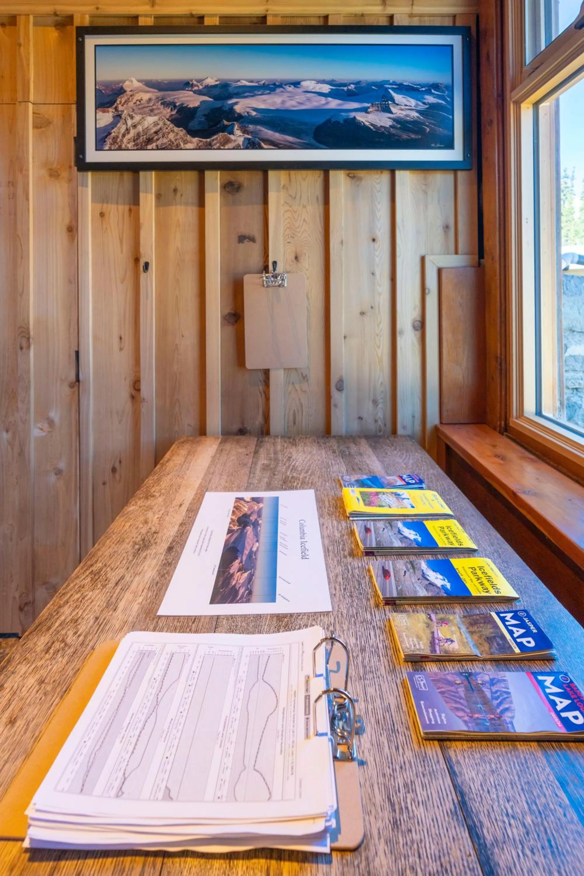 Library in The Lodge at Bow Lake