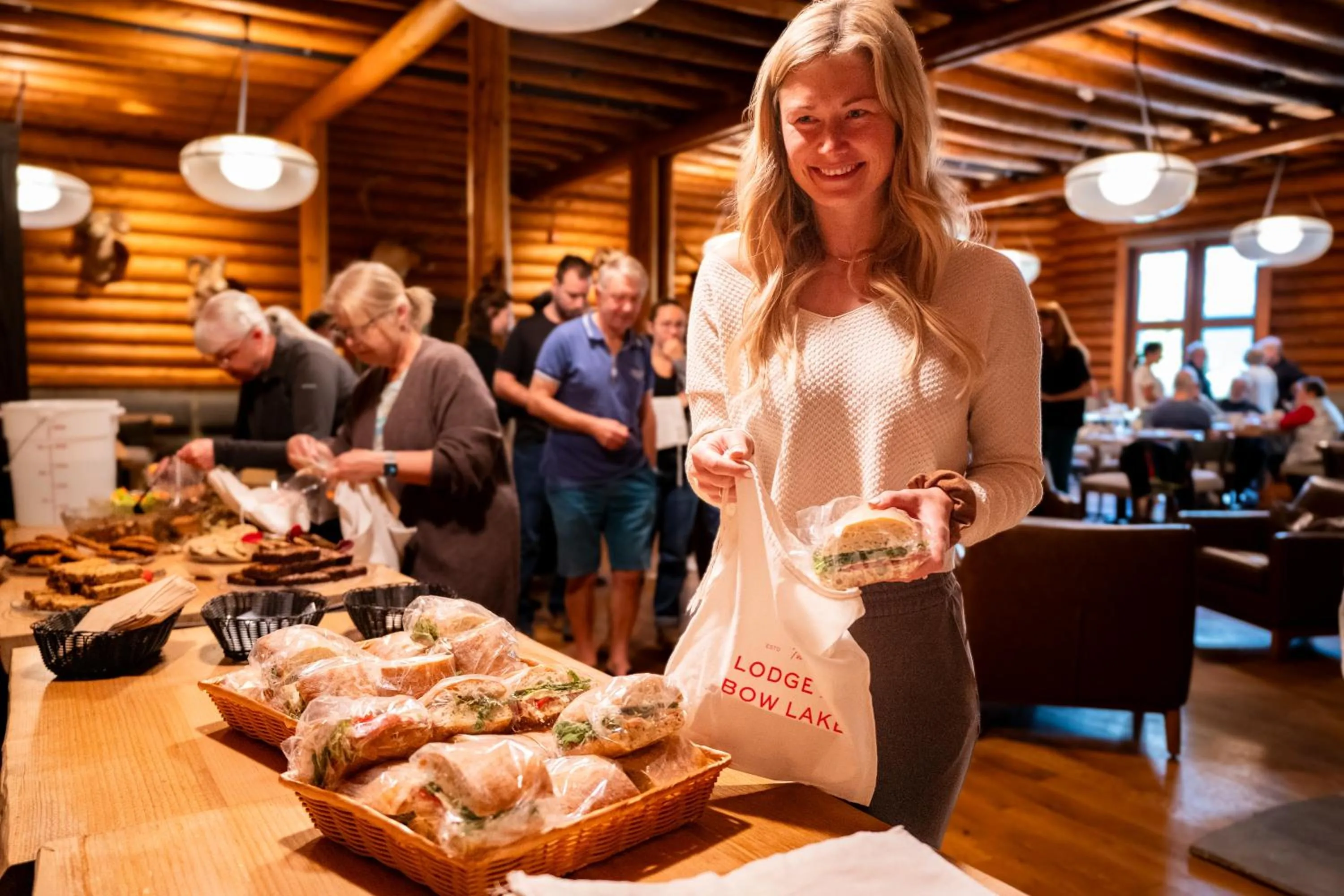 Restaurant/places to eat in The Lodge at Bow Lake
