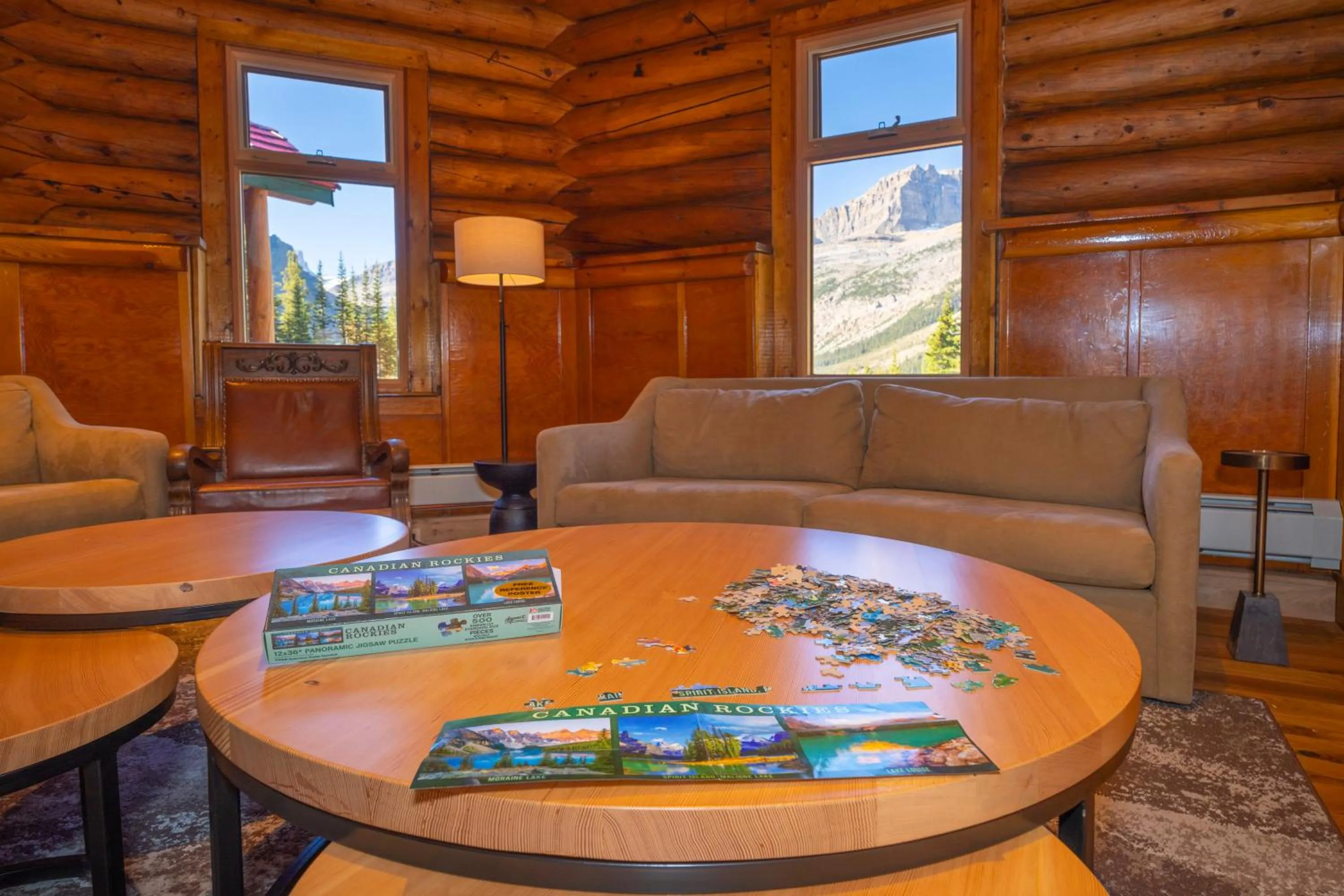 Library in The Lodge at Bow Lake