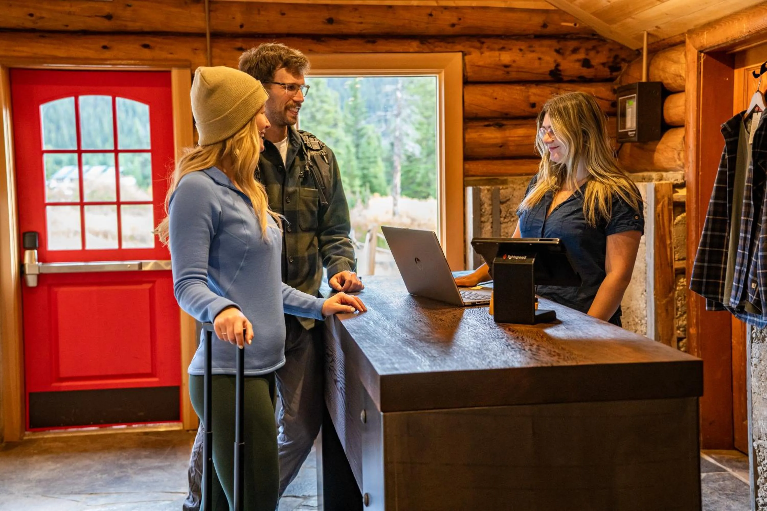 Staff in The Lodge at Bow Lake