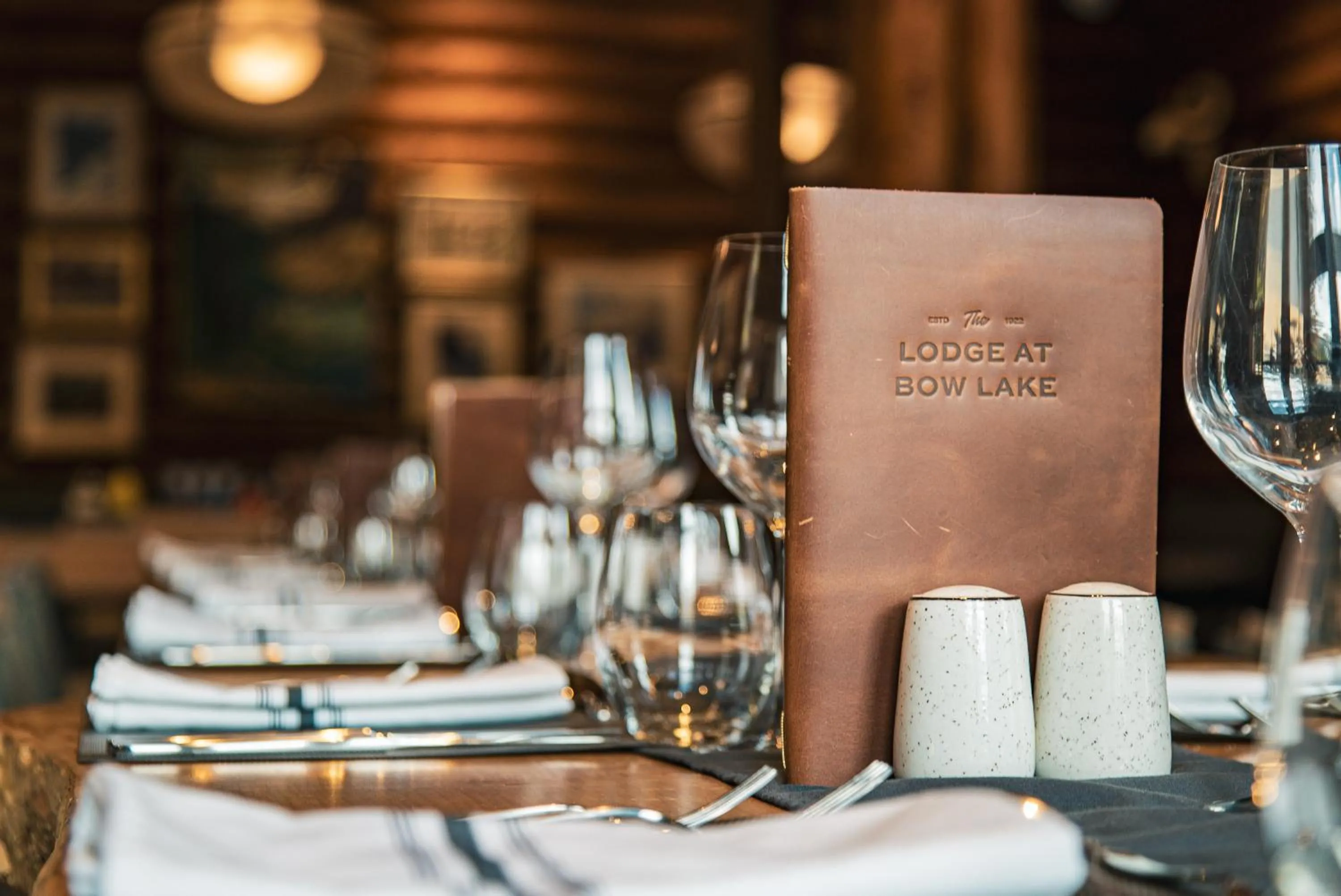 Restaurant/places to eat in The Lodge at Bow Lake