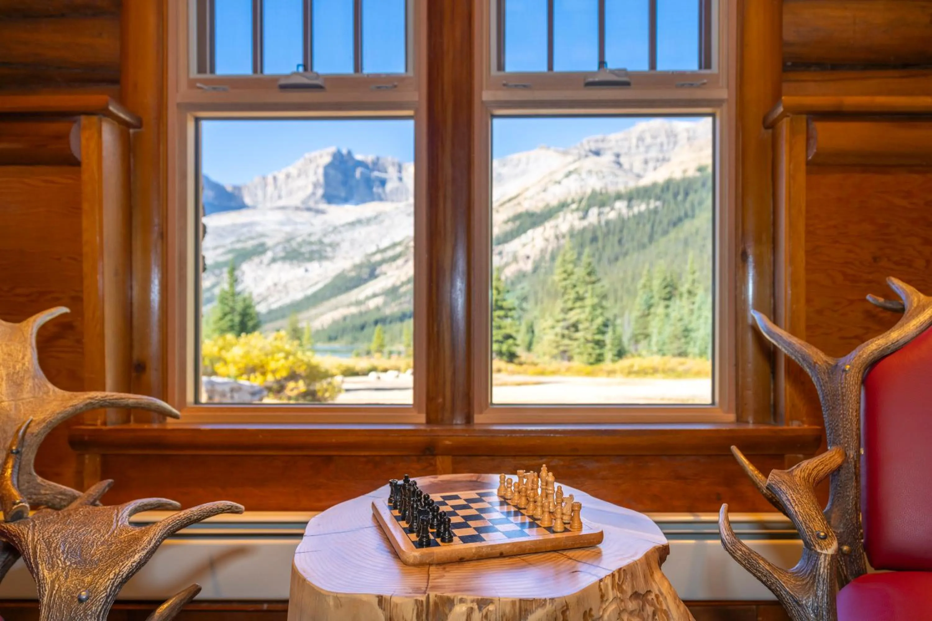 Library in The Lodge at Bow Lake