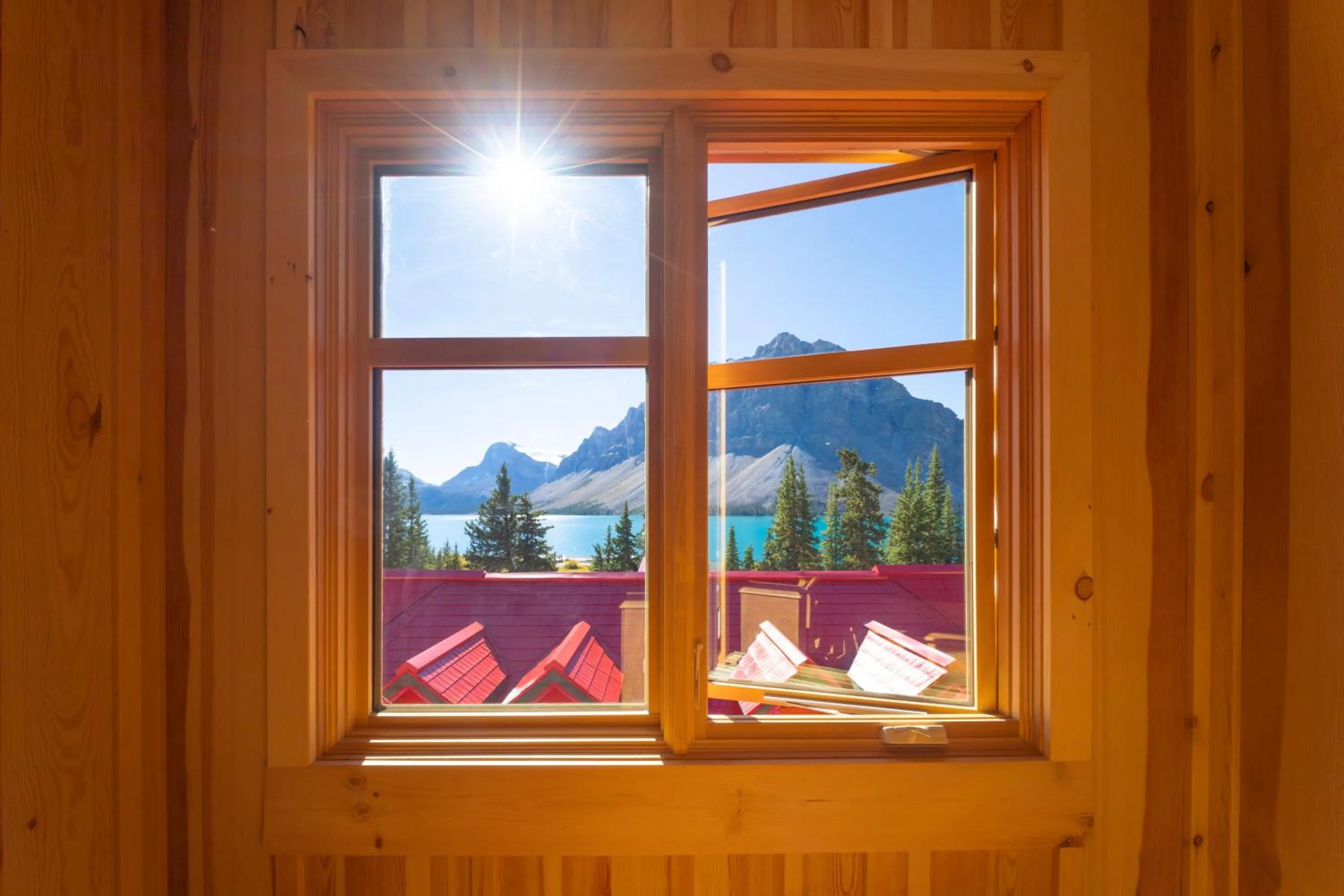 View (from property/room) in The Lodge at Bow Lake