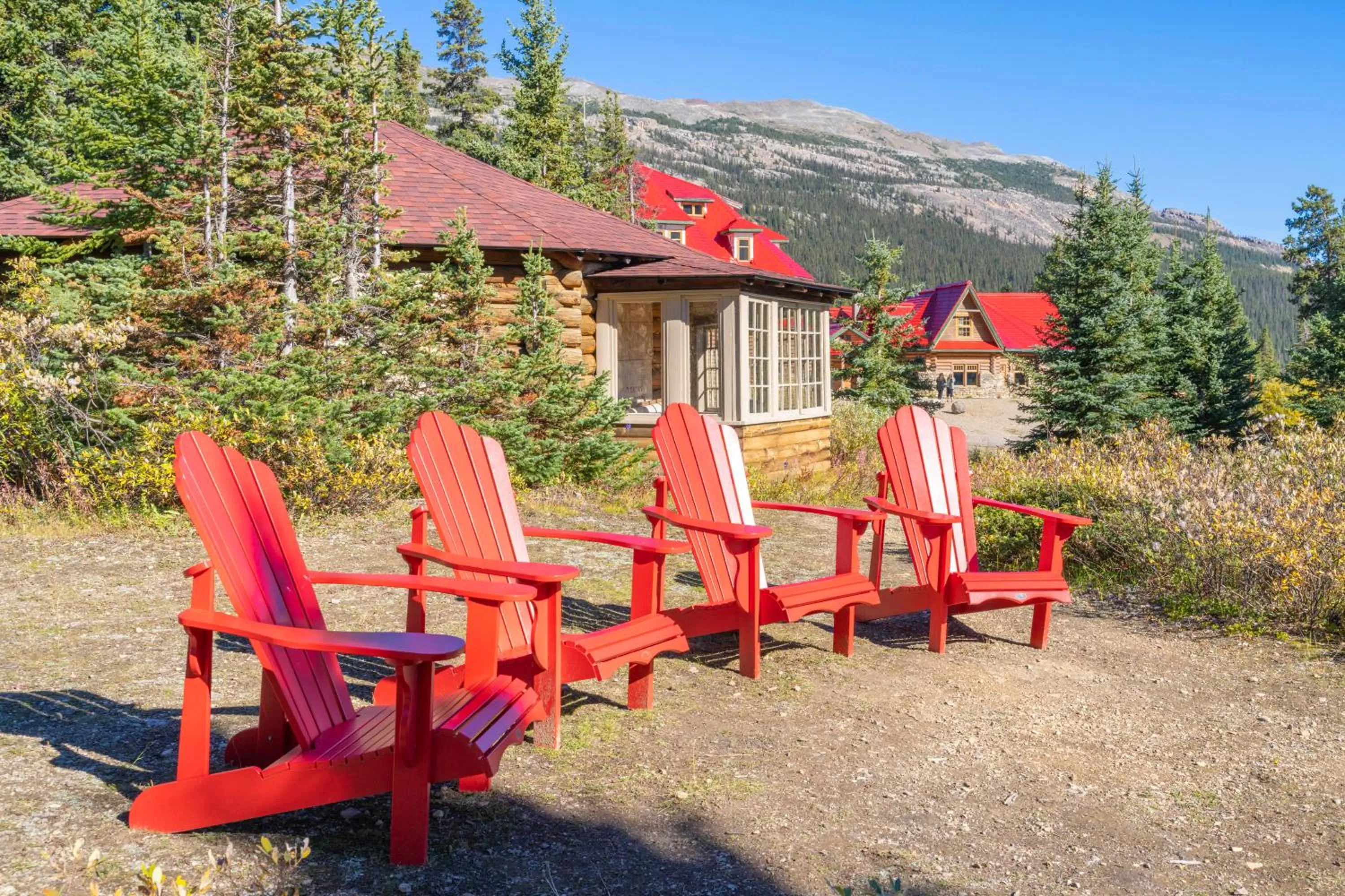 Garden in The Lodge at Bow Lake