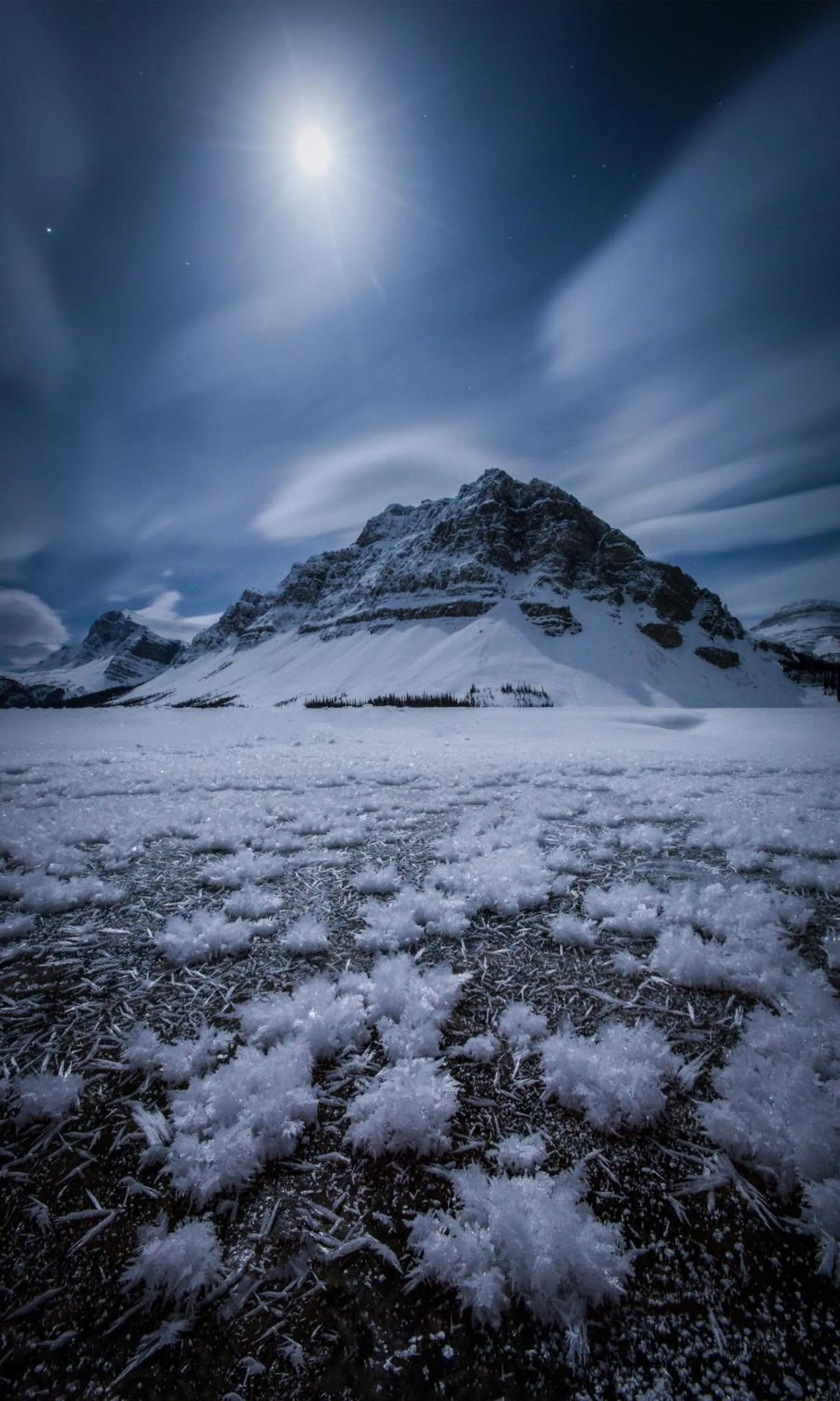 Natural landscape in The Lodge at Bow Lake