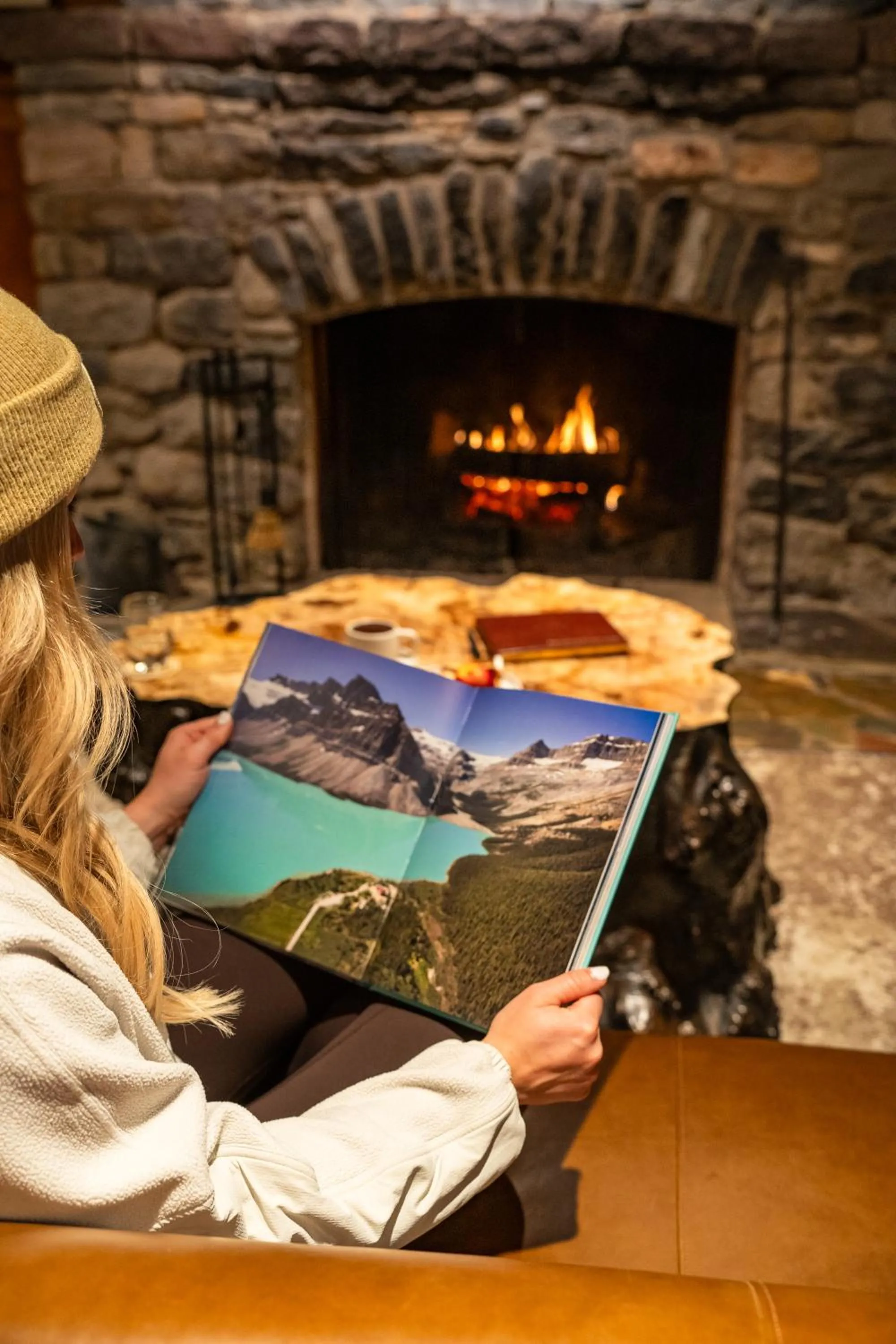 People in The Lodge at Bow Lake