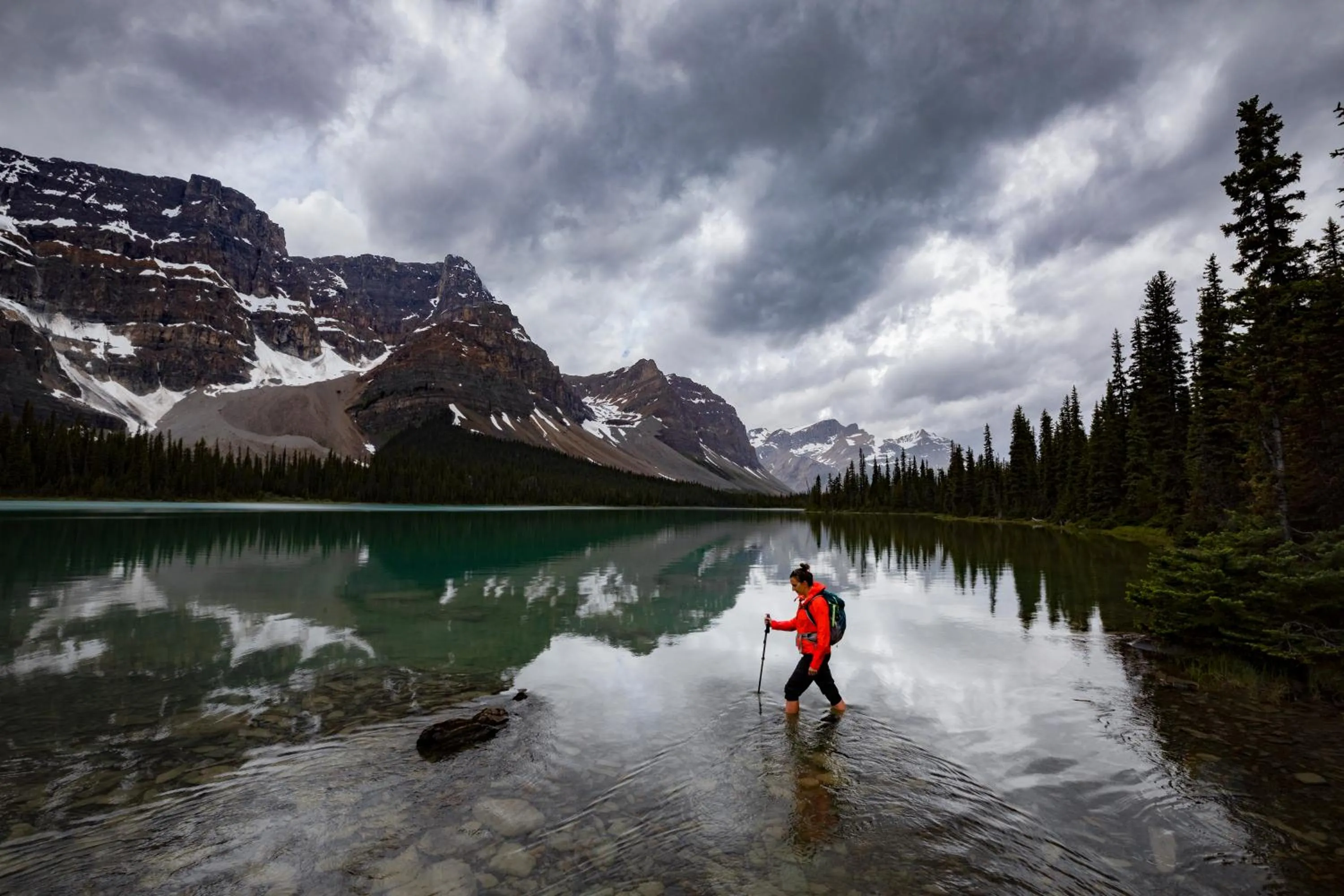 Day in The Lodge at Bow Lake