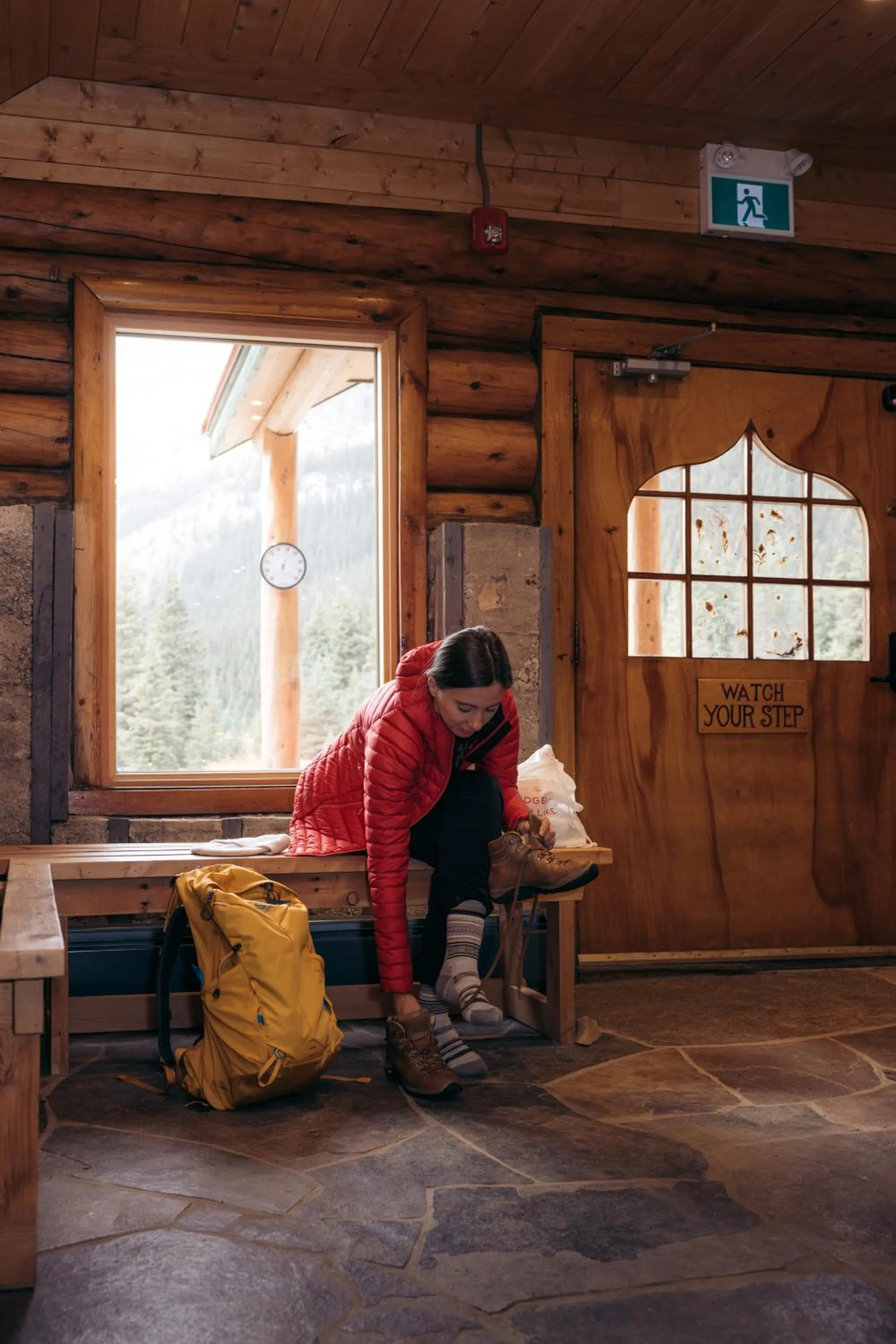 Lobby or reception in The Lodge at Bow Lake